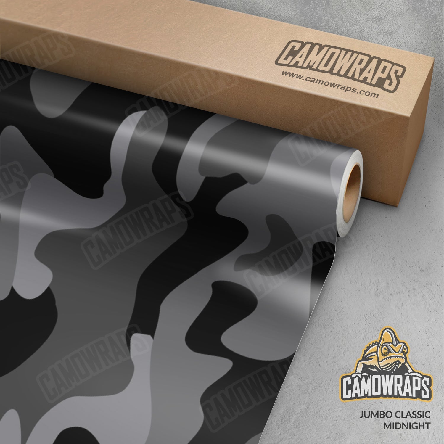 Jumbo Classic Midnight Camo Vinyl Wrap