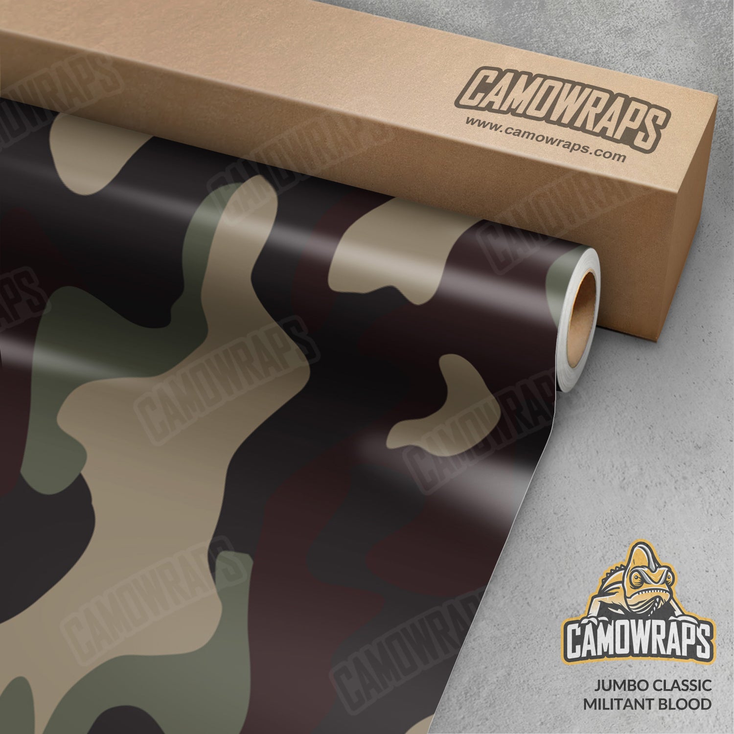 Jumbo Classic Militant Blood Camo Vinyl Wrap