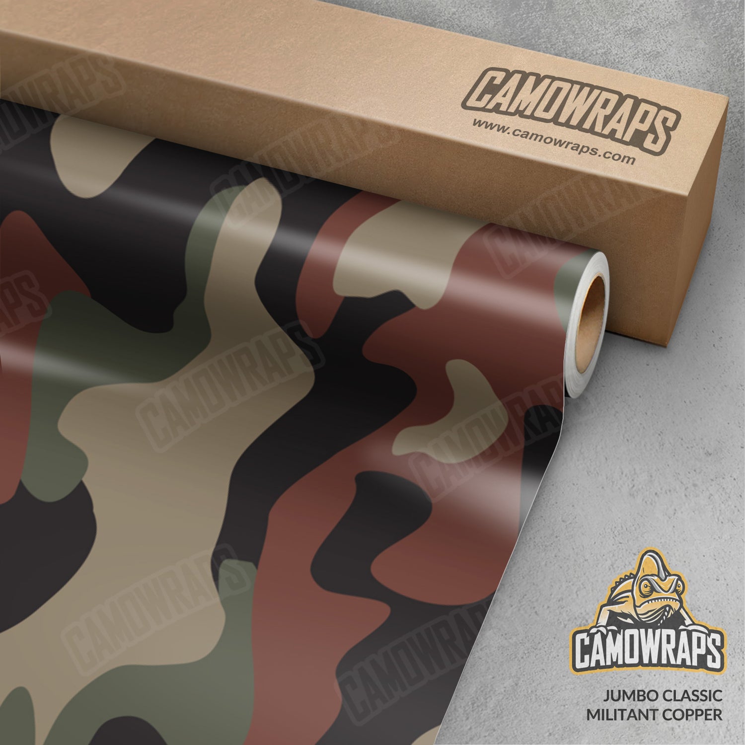 Jumbo Classic Militant Copper Camo Vinyl Wrap