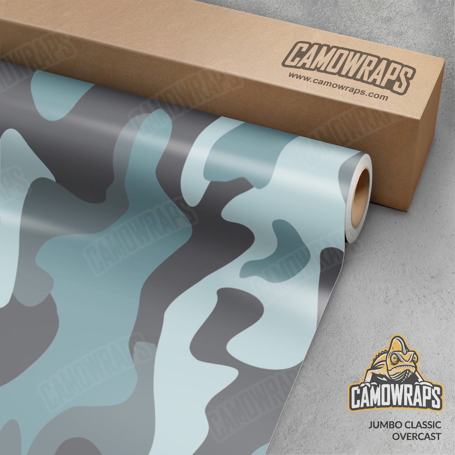 Jumbo Classic Overcast Camo Vinyl Wrap