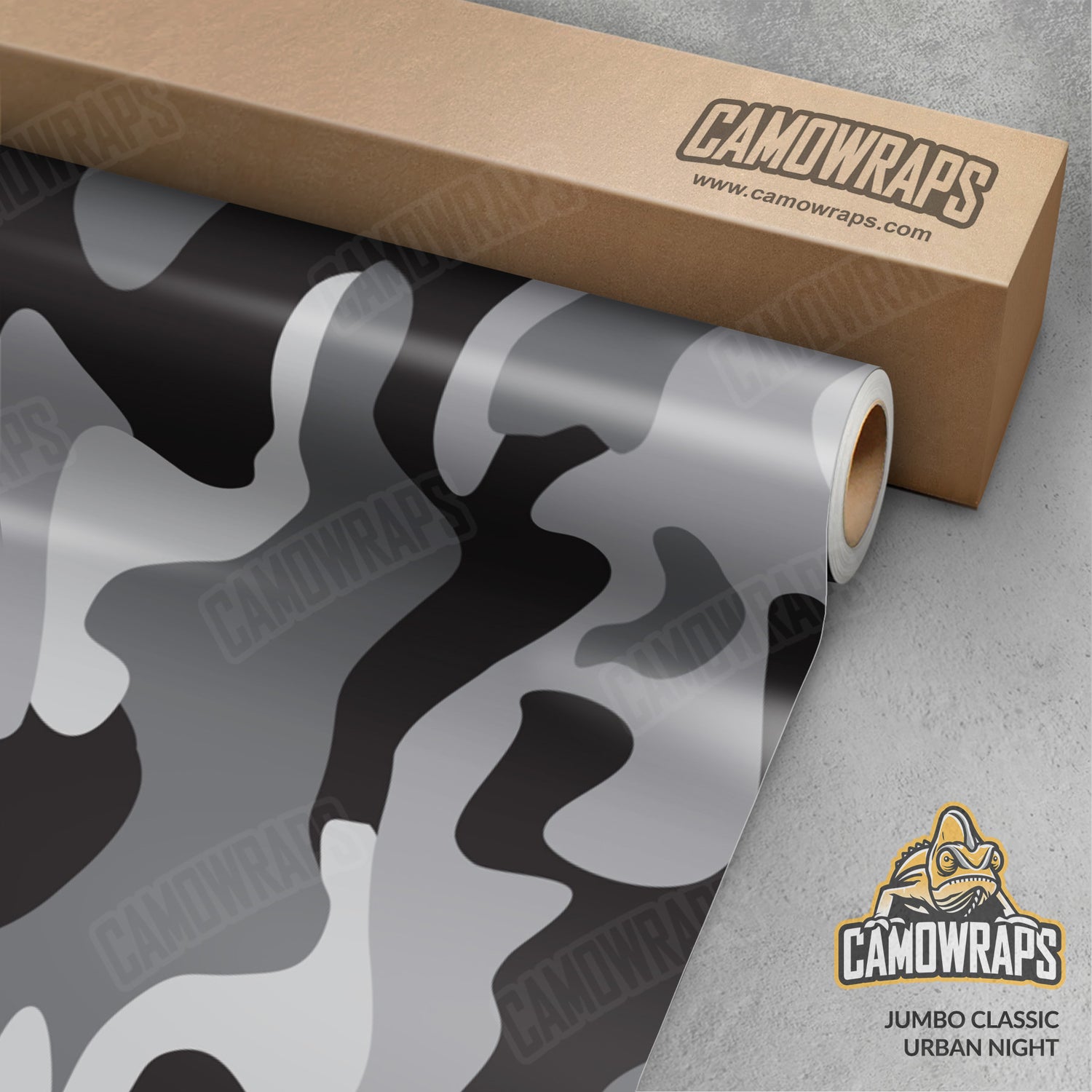 Jumbo Classic Urban Night Camo Vinyl Wrap