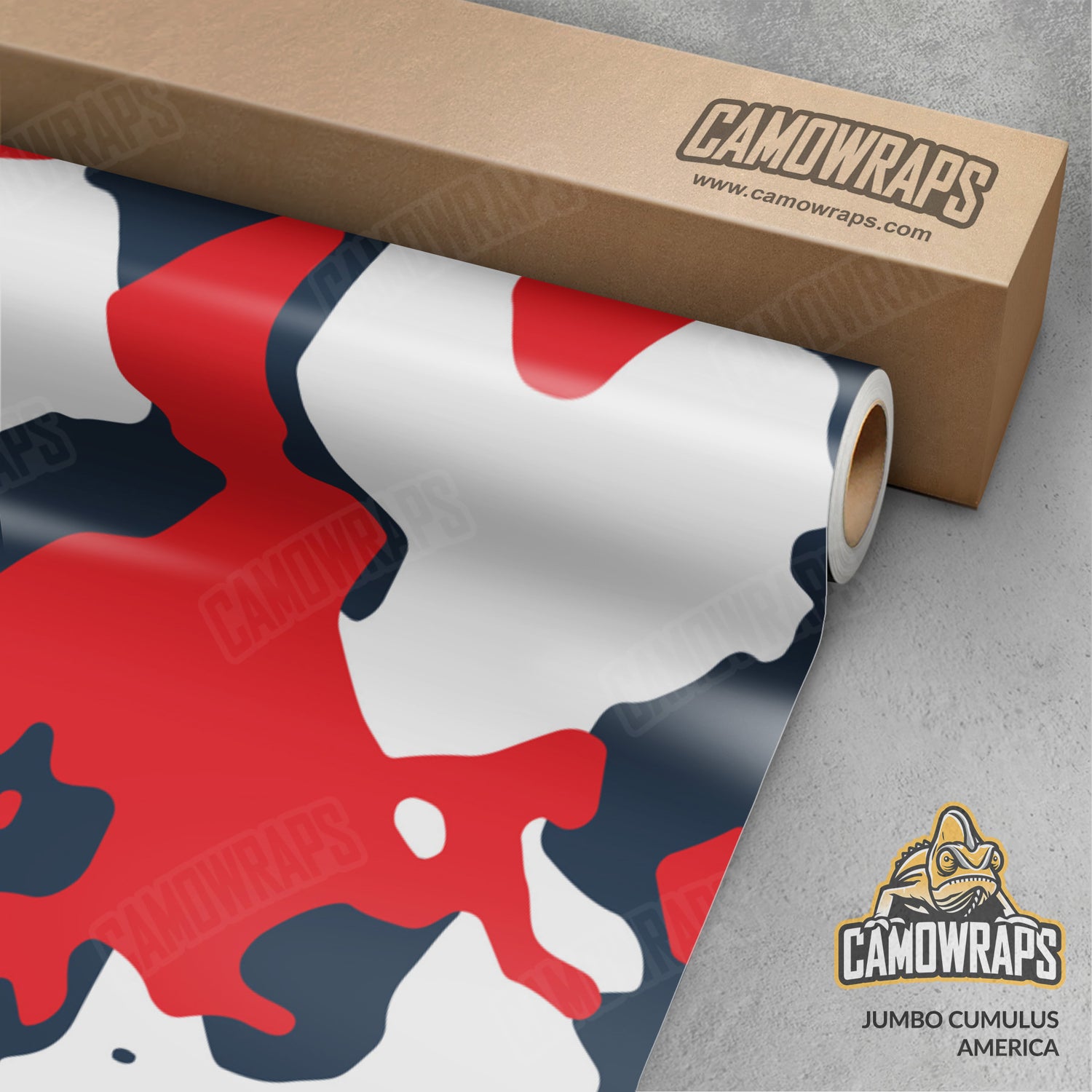 Jumbo Cumulus America Camo Vinyl Wrap