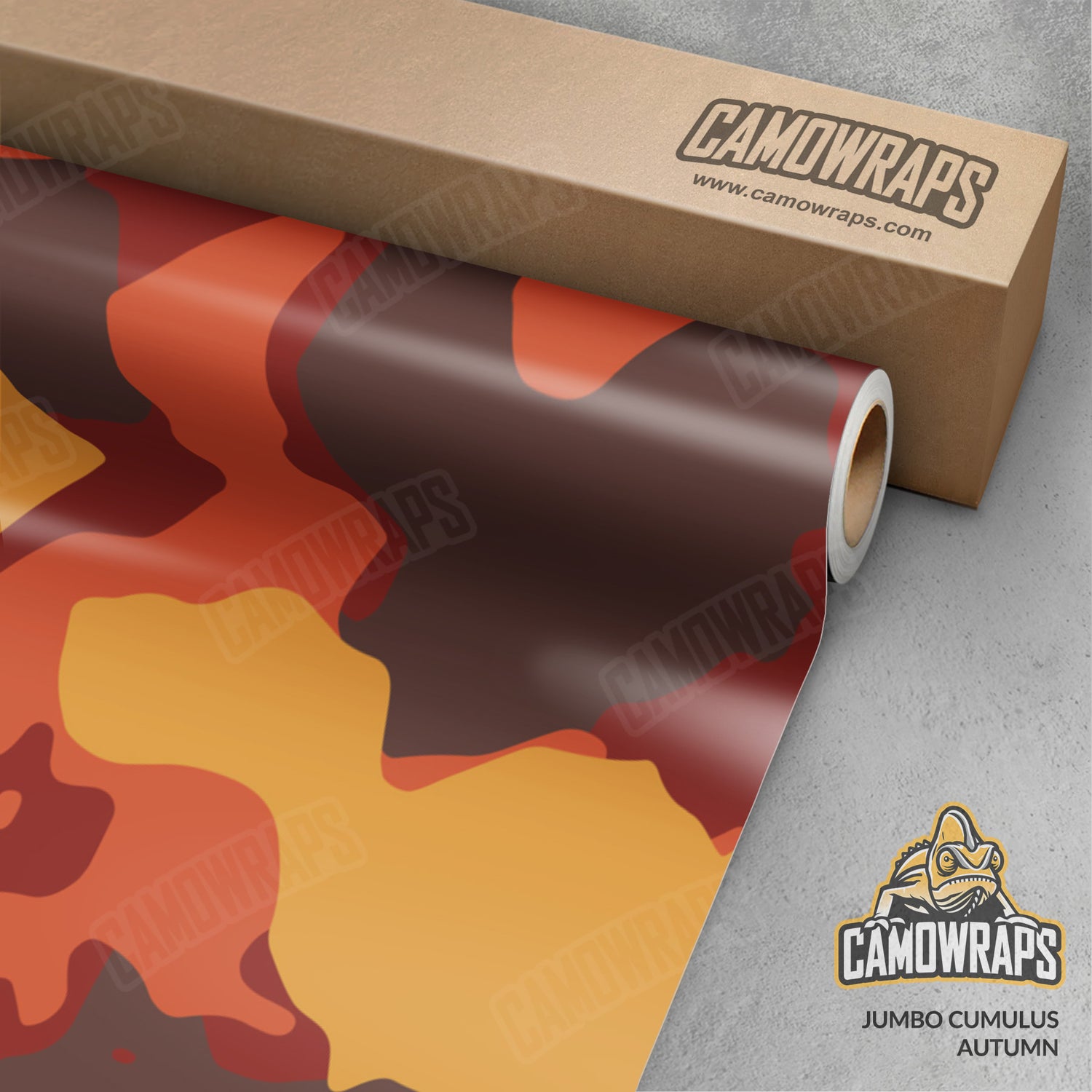 Jumbo Cumulus Autumn Camo Vinyl Wrap