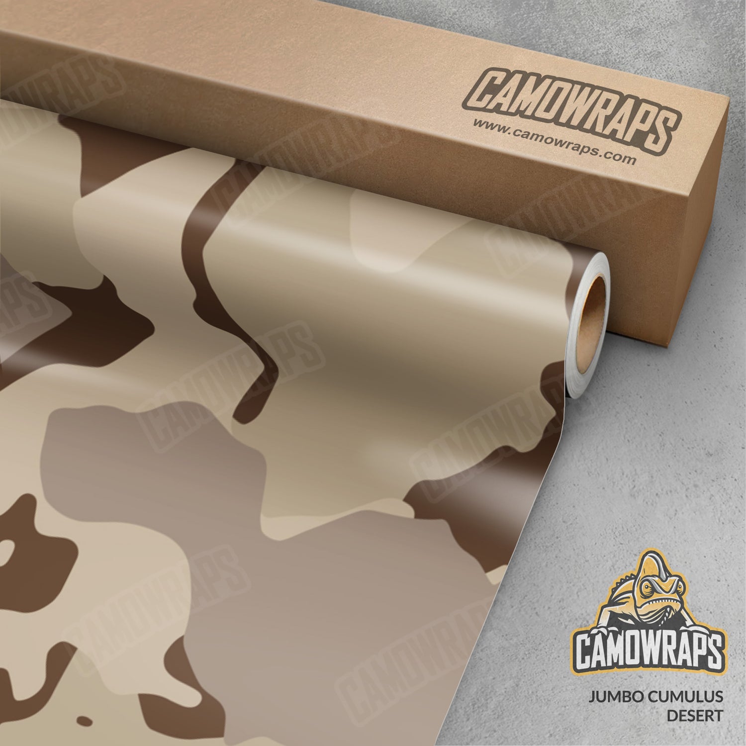 Jumbo Cumulus Desert Camo Vinyl Wrap