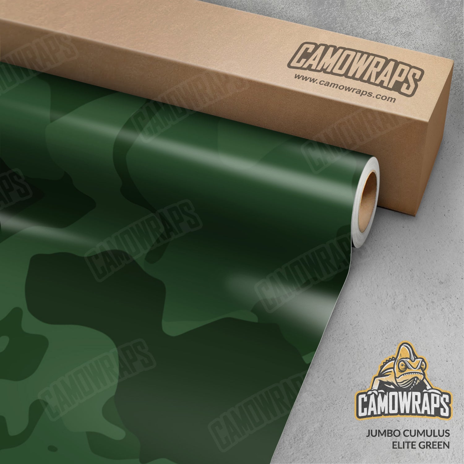 Jumbo Cumulus Elite Green Camo Vinyl Wrap