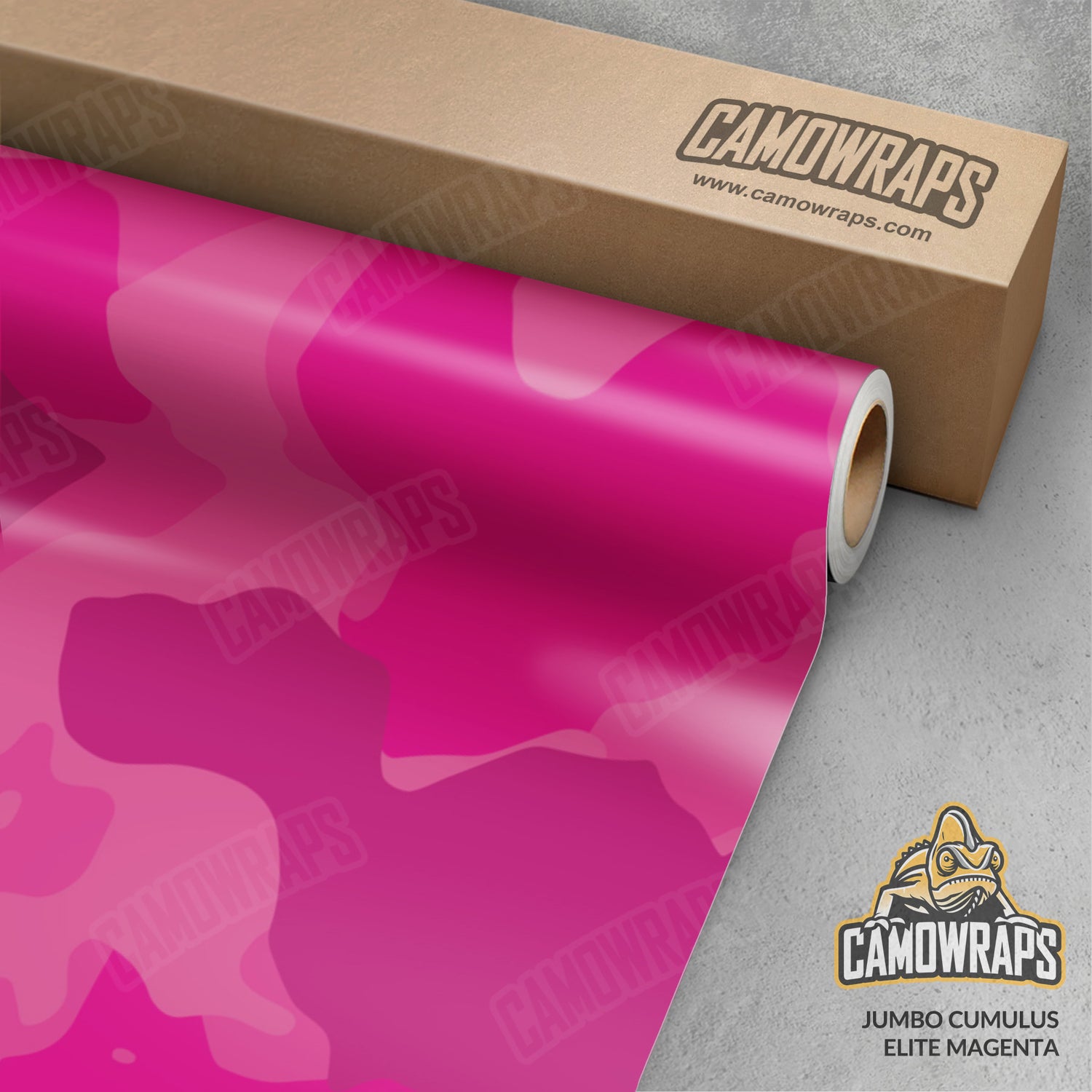 Jumbo Cumulus Elite Magenta Camo Vinyl Wrap