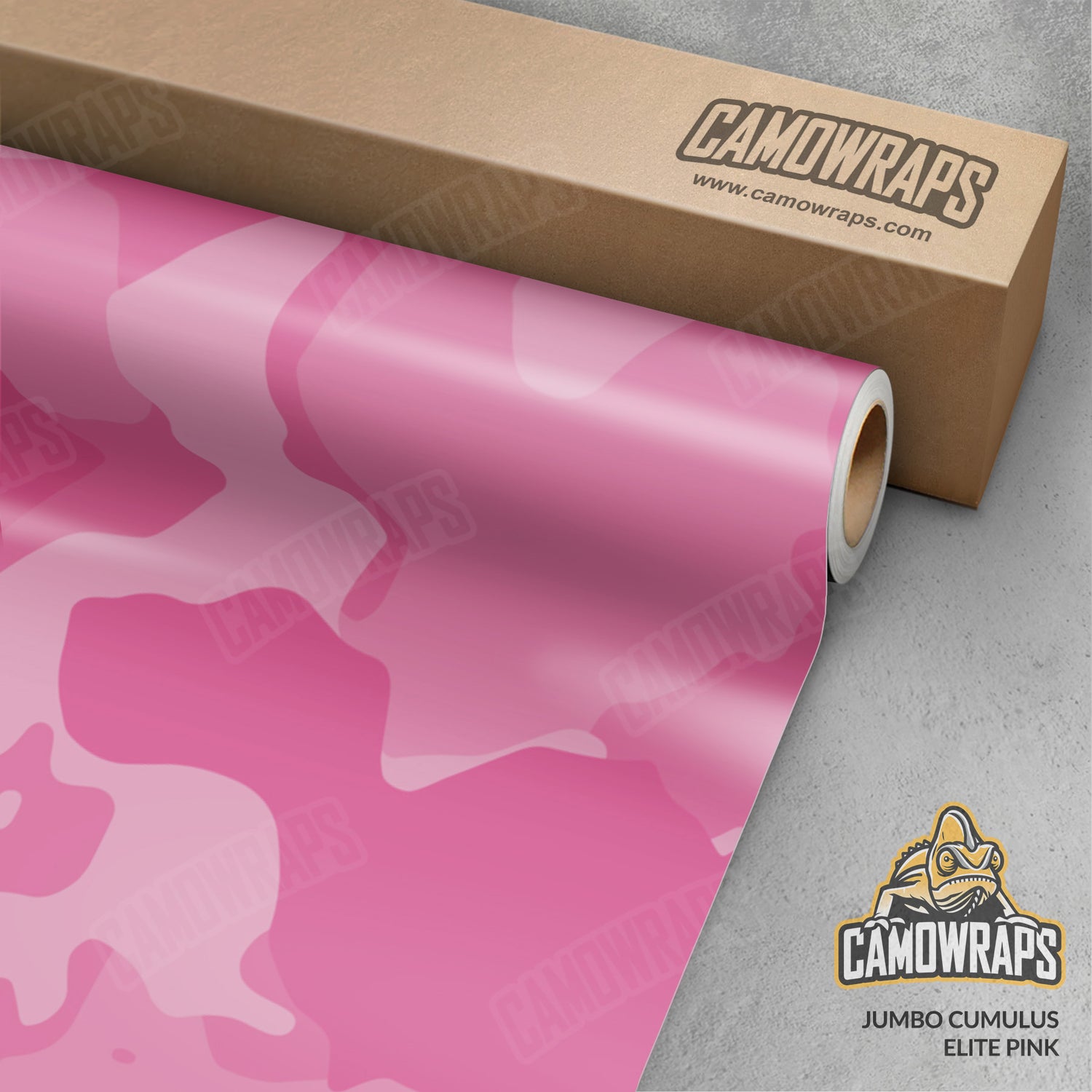 Jumbo Cumulus Elite Pink Camo Vinyl Wrap