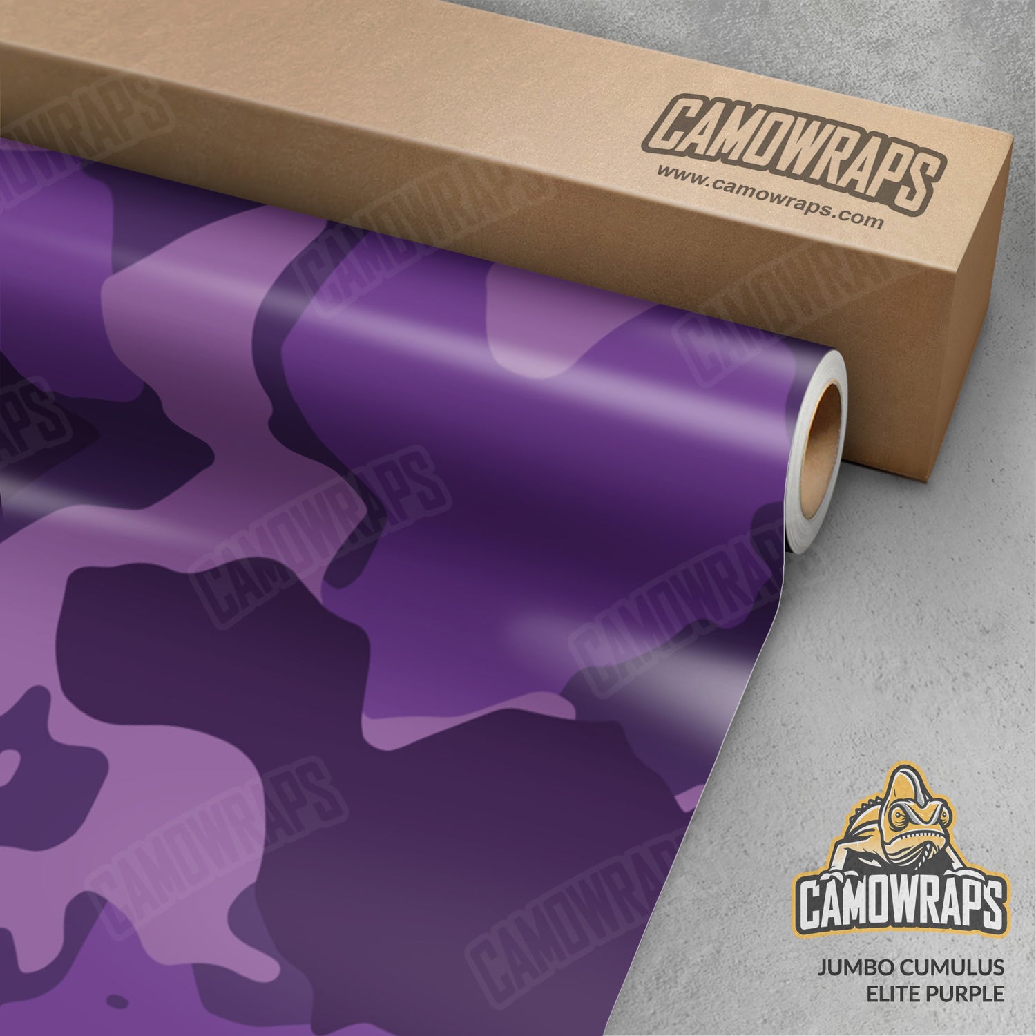 Jumbo Cumulus Elite Purple Camo Vinyl Wrap