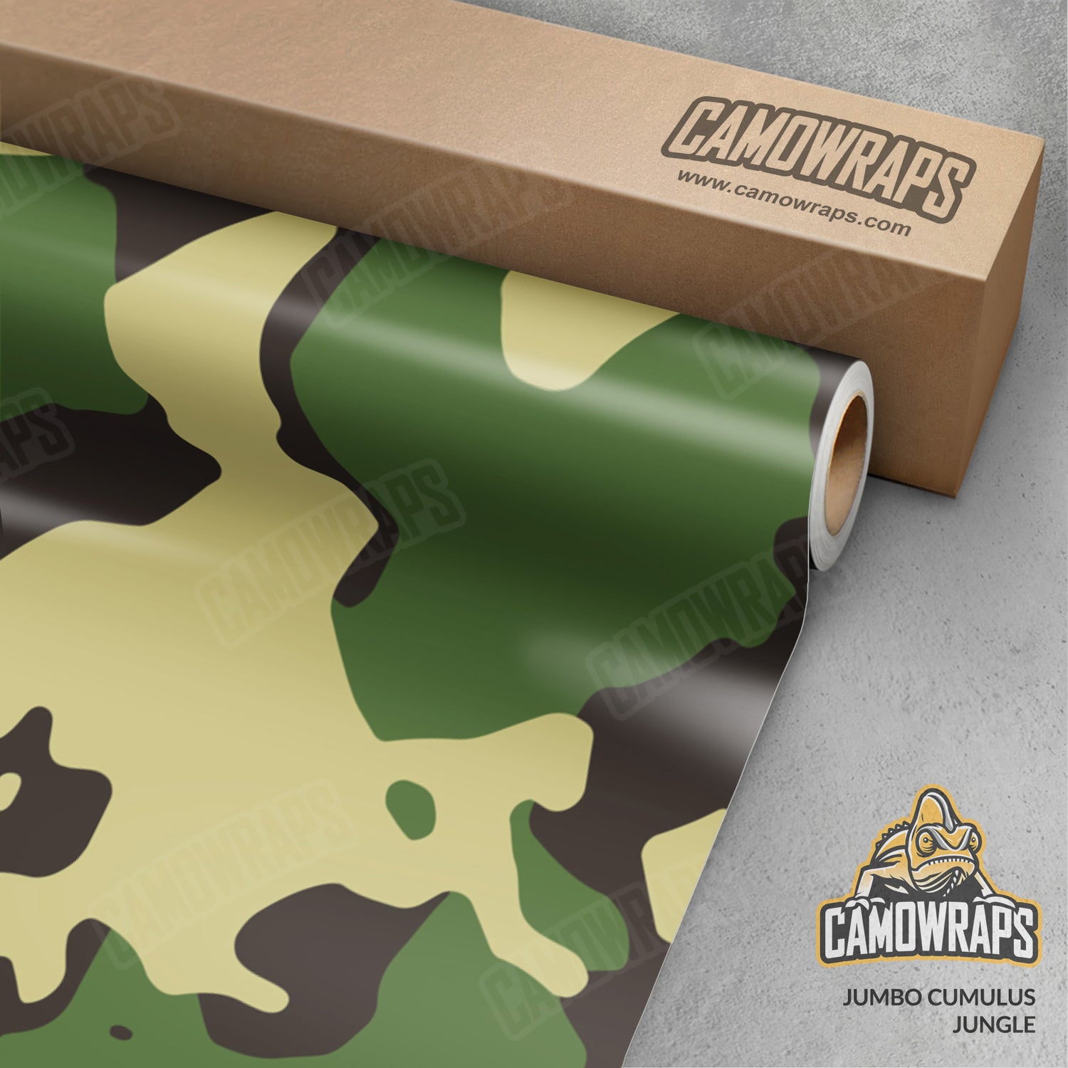 Jumbo Cumulus Jungle Camo Vinyl Wrap