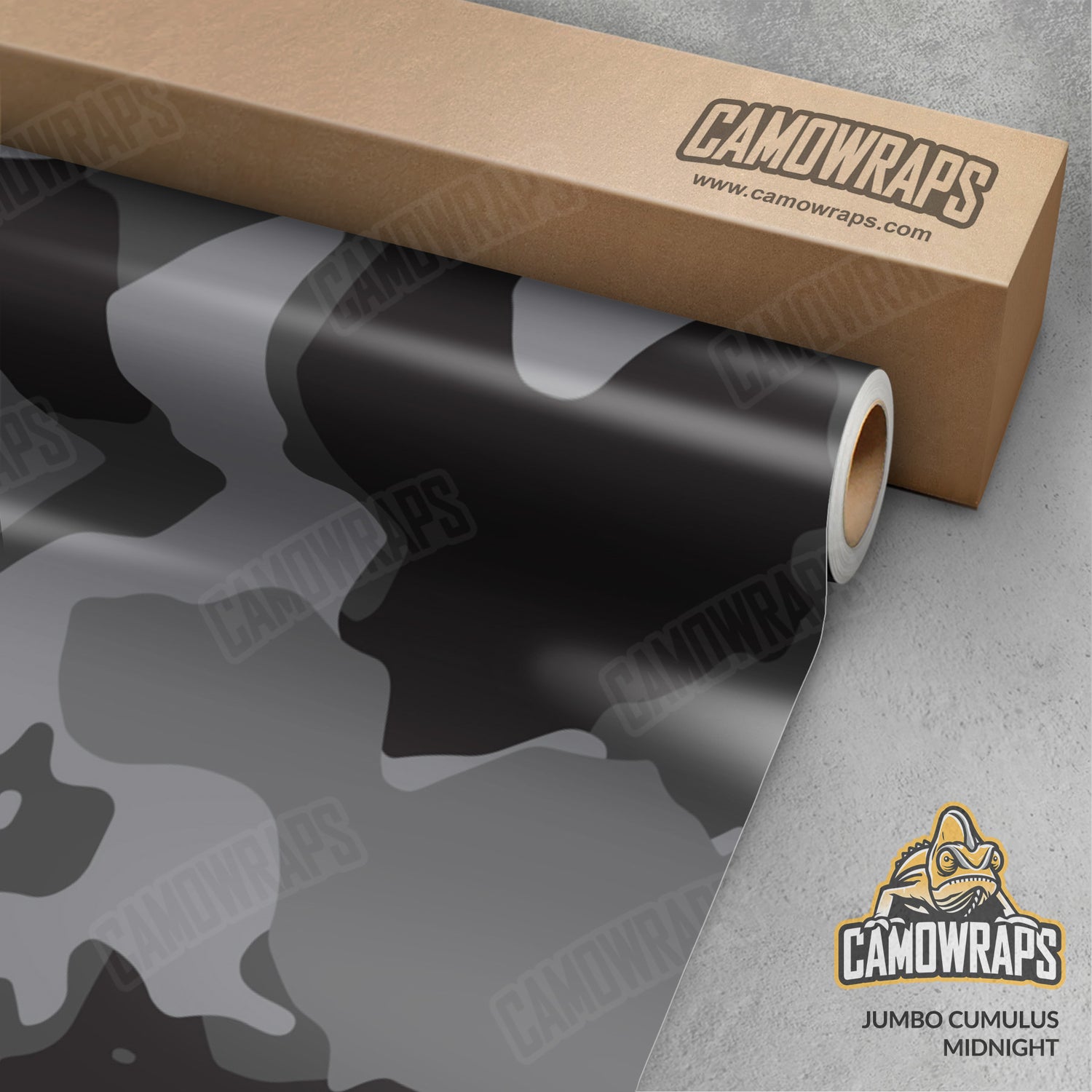 Jumbo Cumulus Midnight Camo Vinyl Wrap