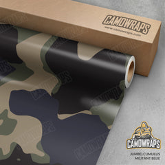 Jumbo Cumulus Militant Blue Camo Vinyl Wrap