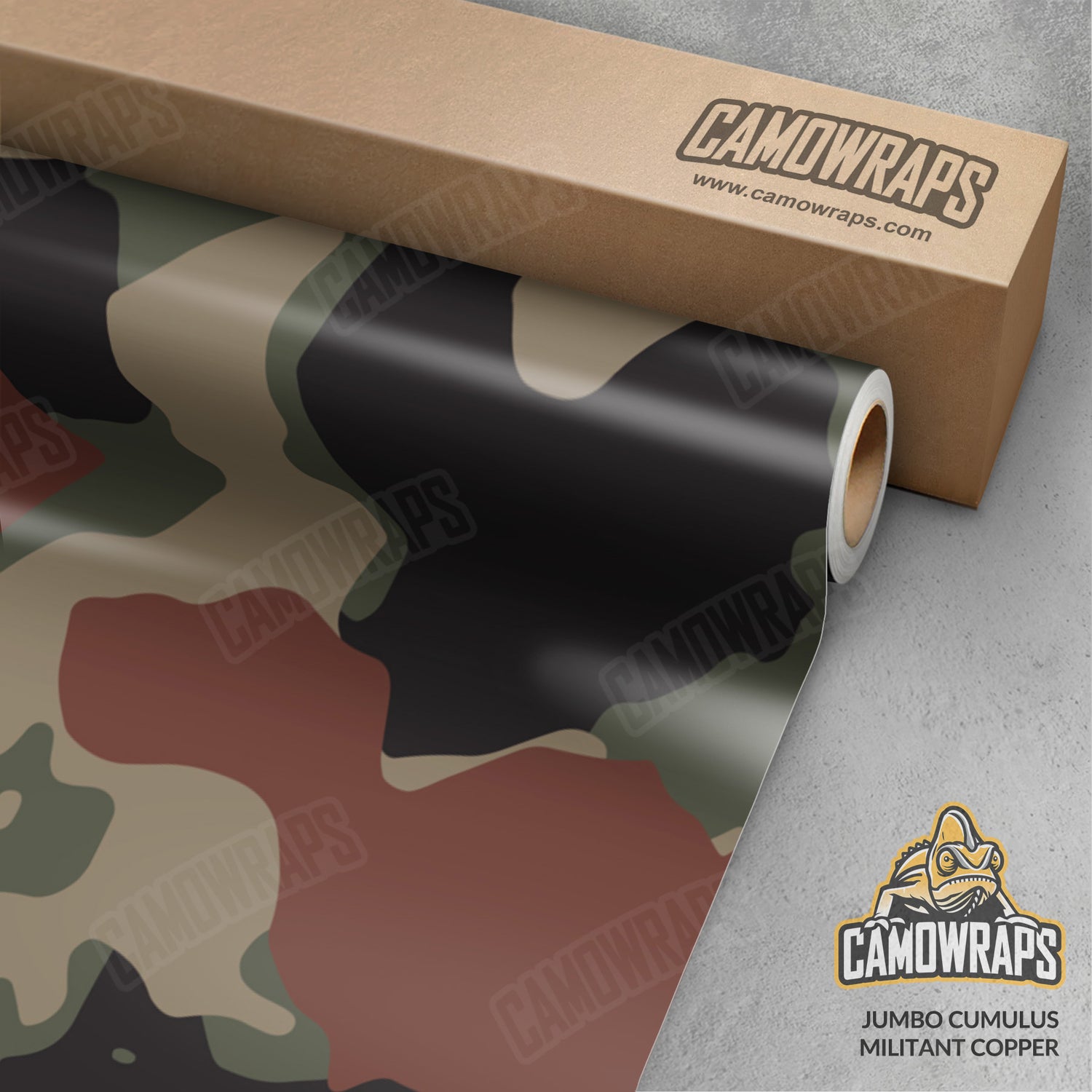 Jumbo Cumulus Militant Copper Camo Vinyl Wrap