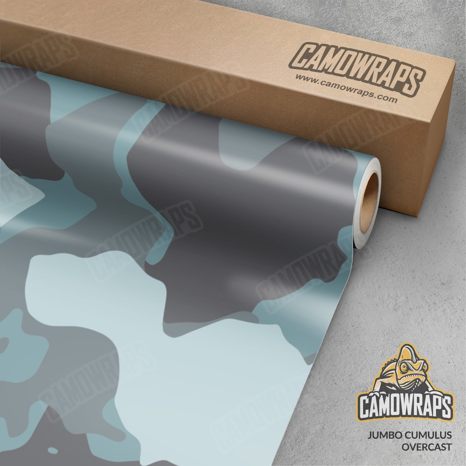 Jumbo Cumulus Overcast Camo Vinyl Wrap