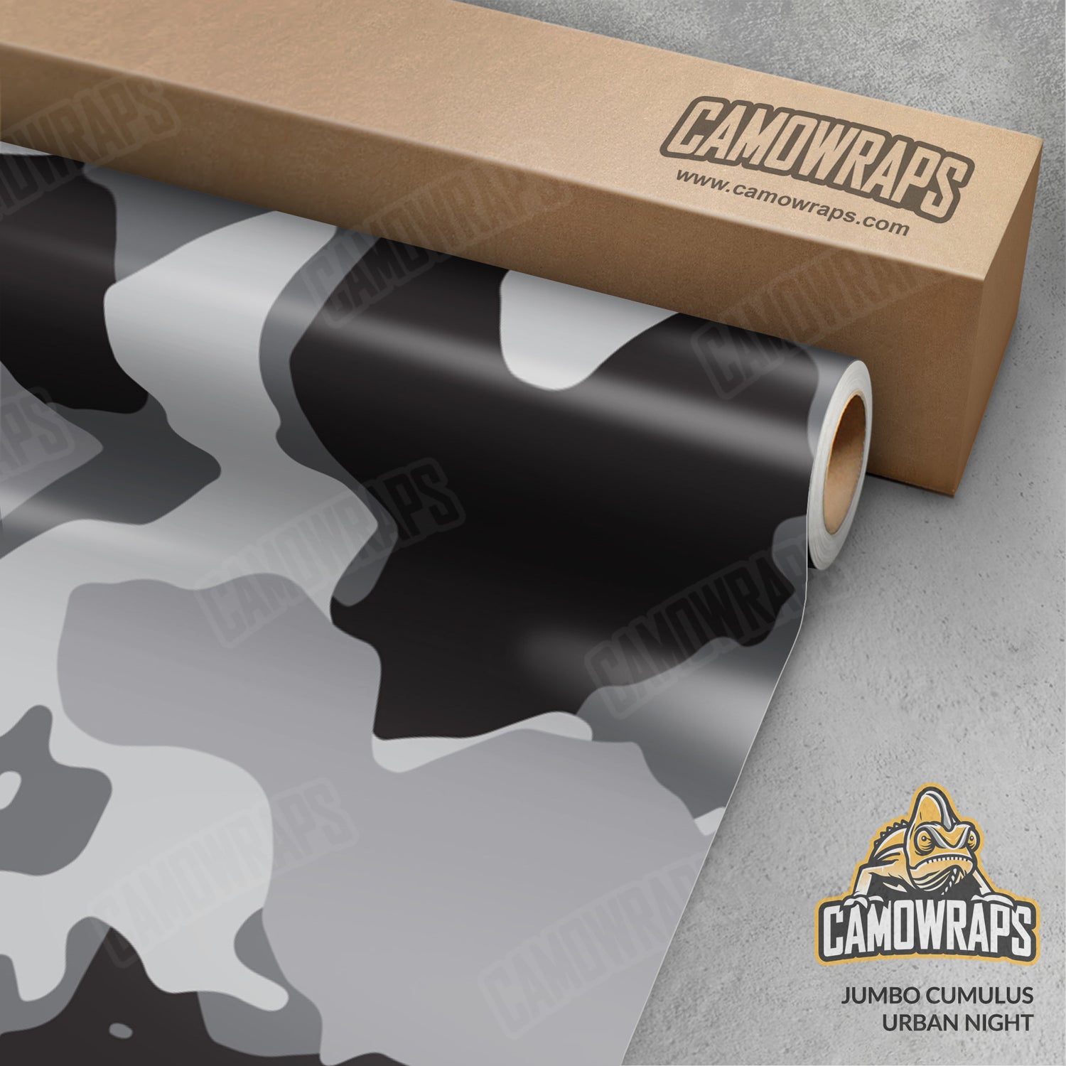 Jumbo Cumulus Urban Night Camo Vinyl Wrap