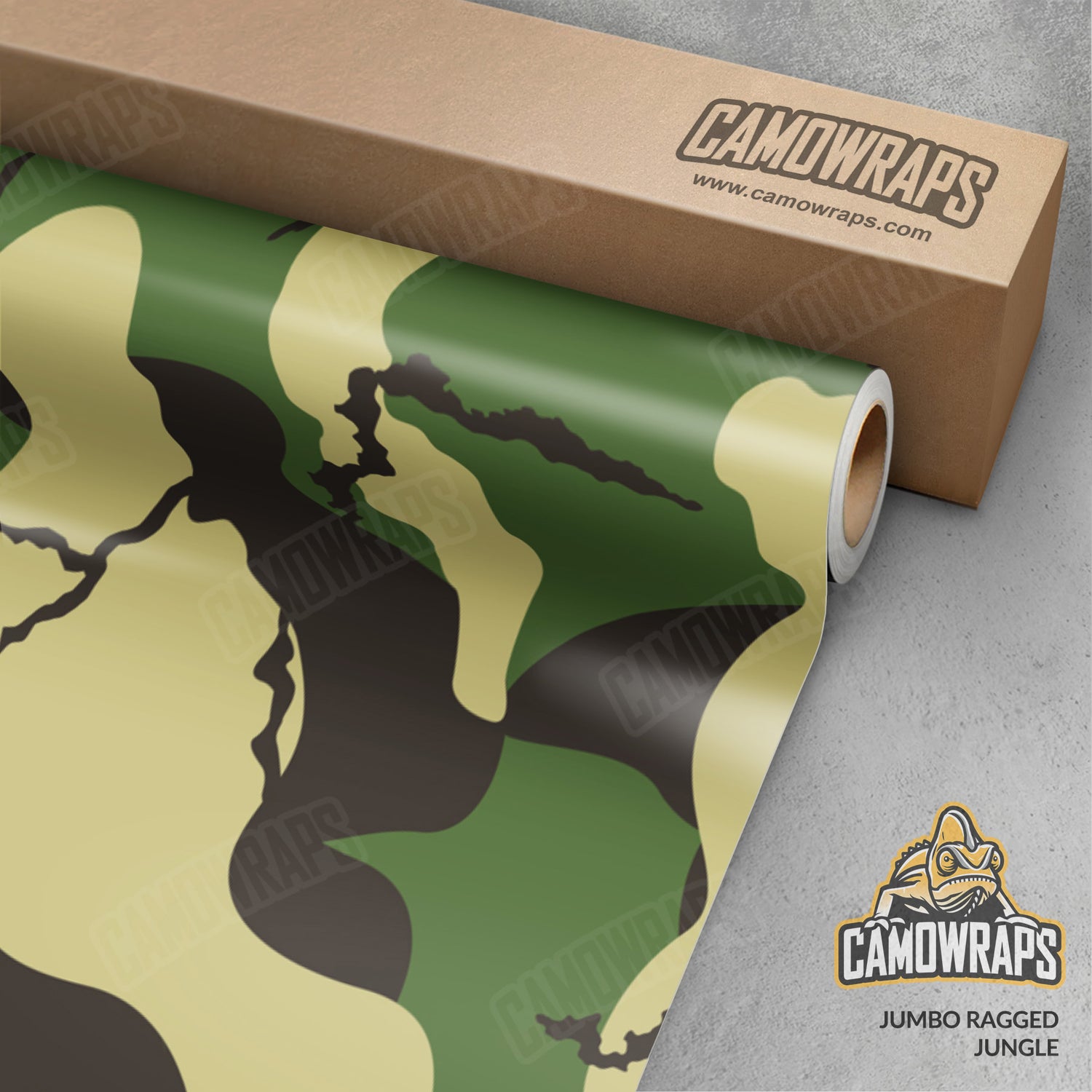 Jumbo Ragged Jungle Camo Vinyl Wrap