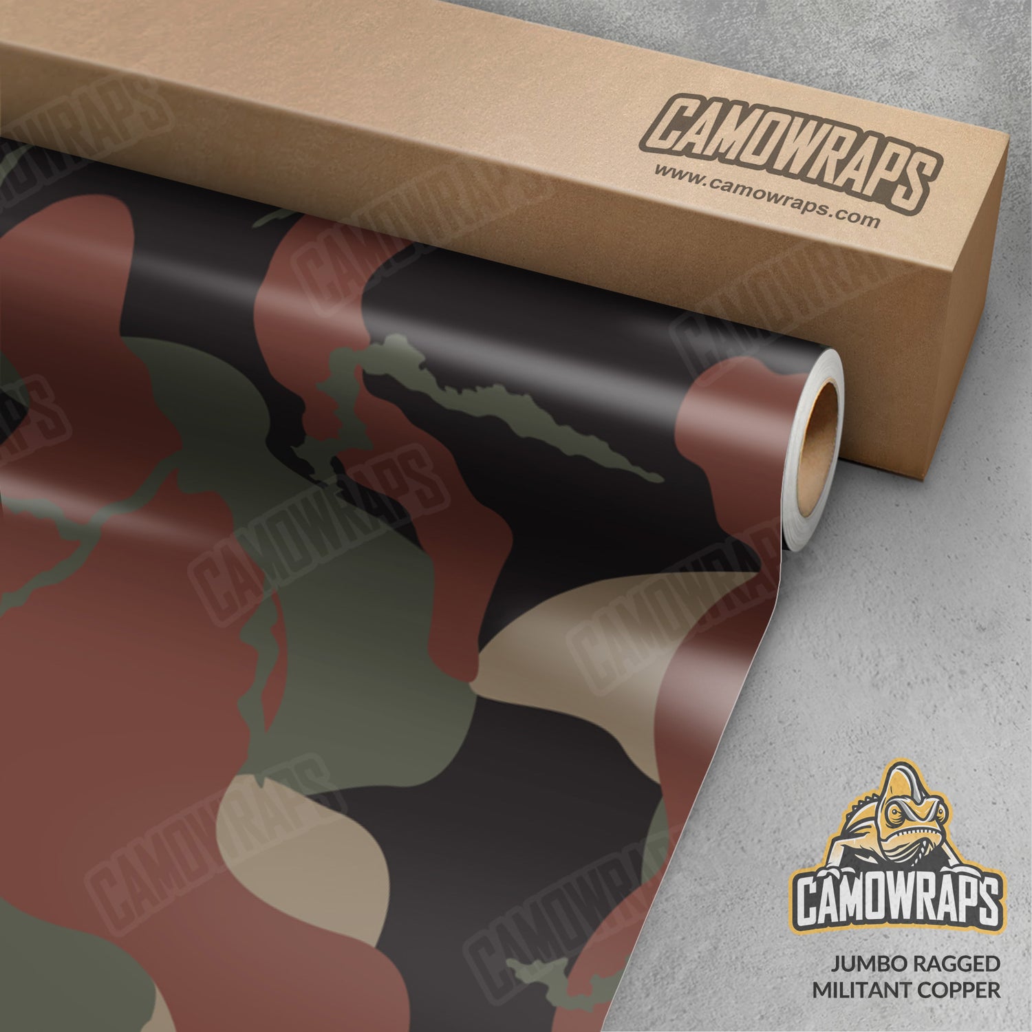 Jumbo Ragged Militant Copper Camo Vinyl Wrap