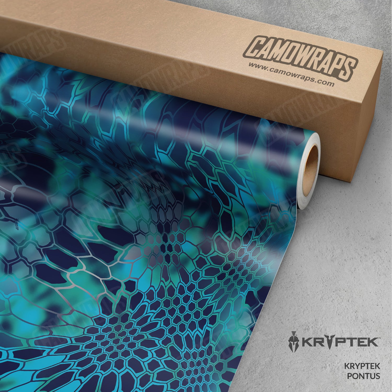 Kryptek Pontus Camo Vinyl Wrap