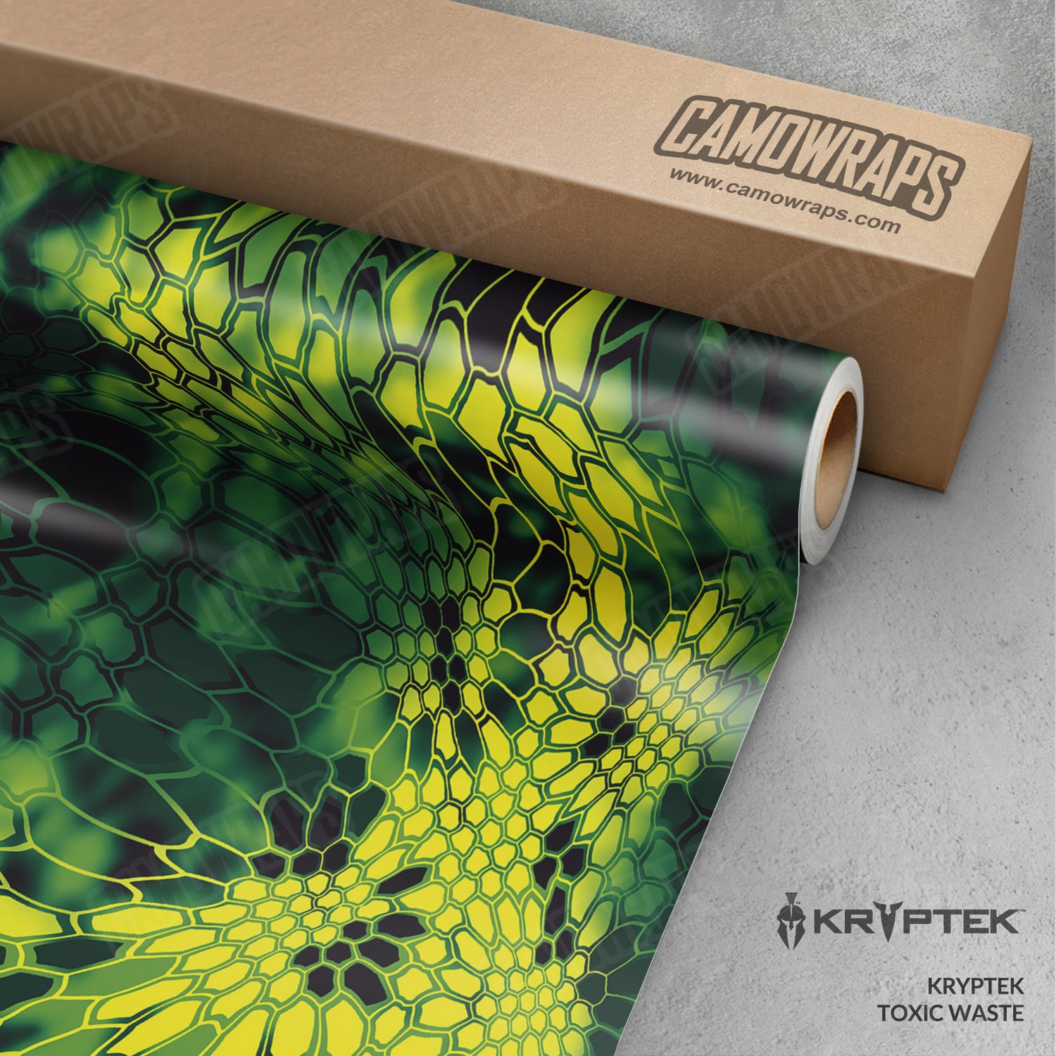 Kryptek Toxic Waste Camo Vinyl Wrap