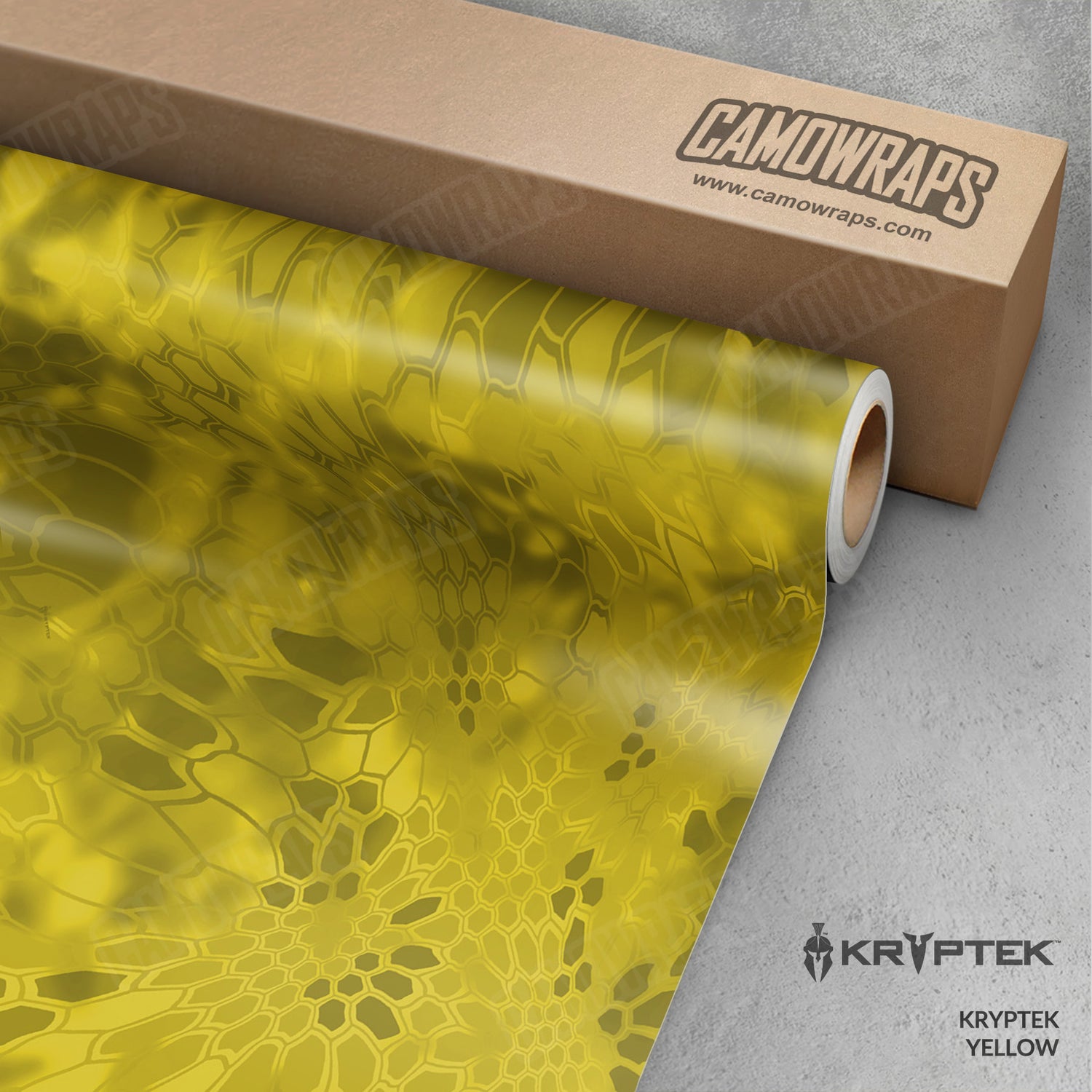 Kryptek Yellow Camo Vinyl Wrap