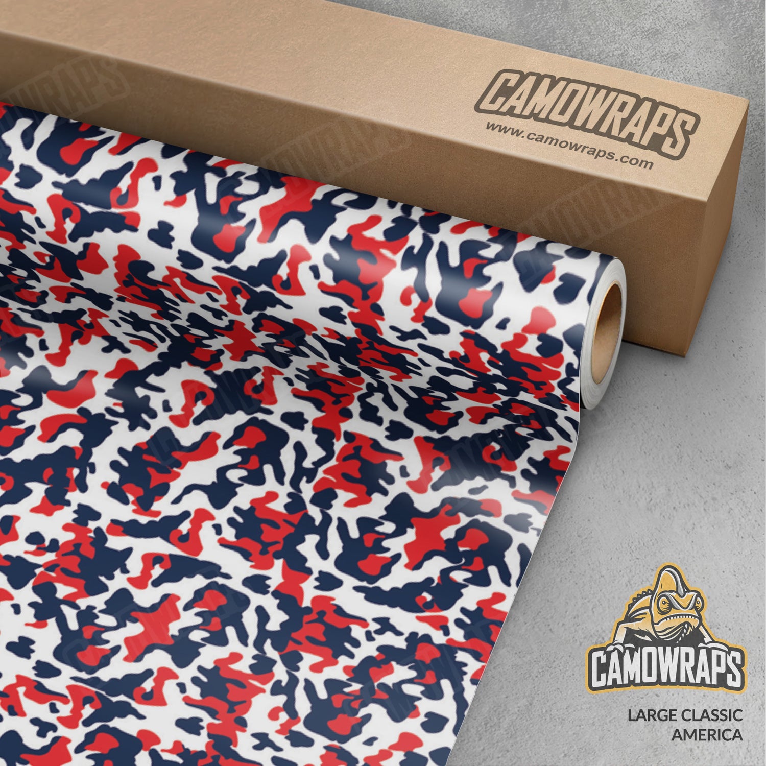 Large Classic America Camo Vinyl Wrap