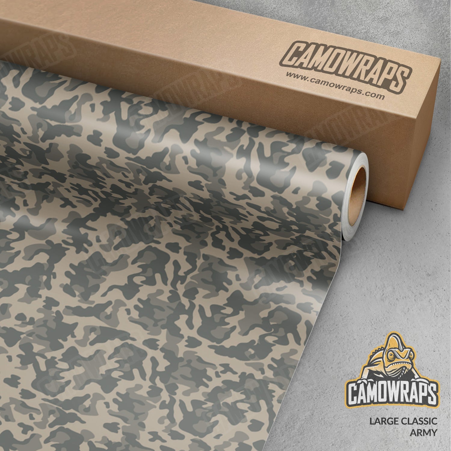 Large Classic Army Camo Vinyl Wrap