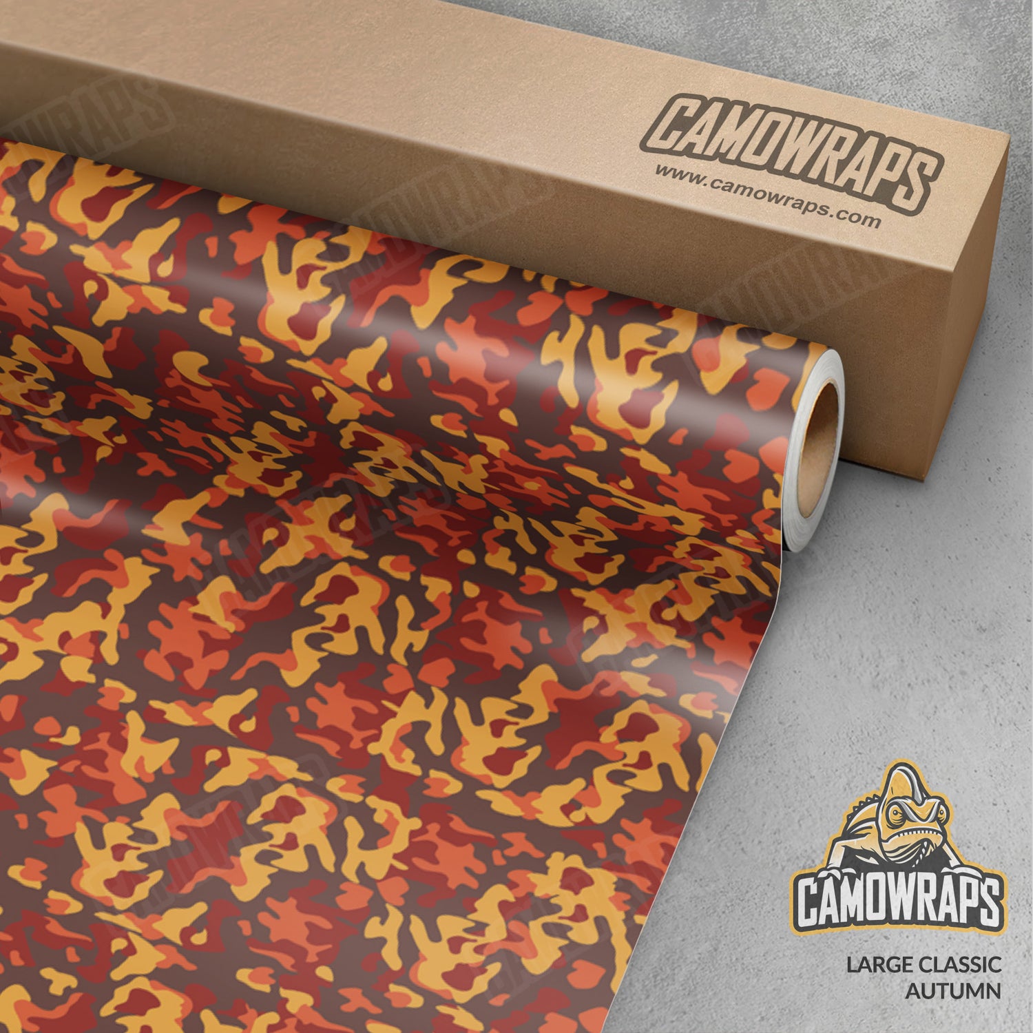 Large Classic Autumn Camo Vinyl Wrap