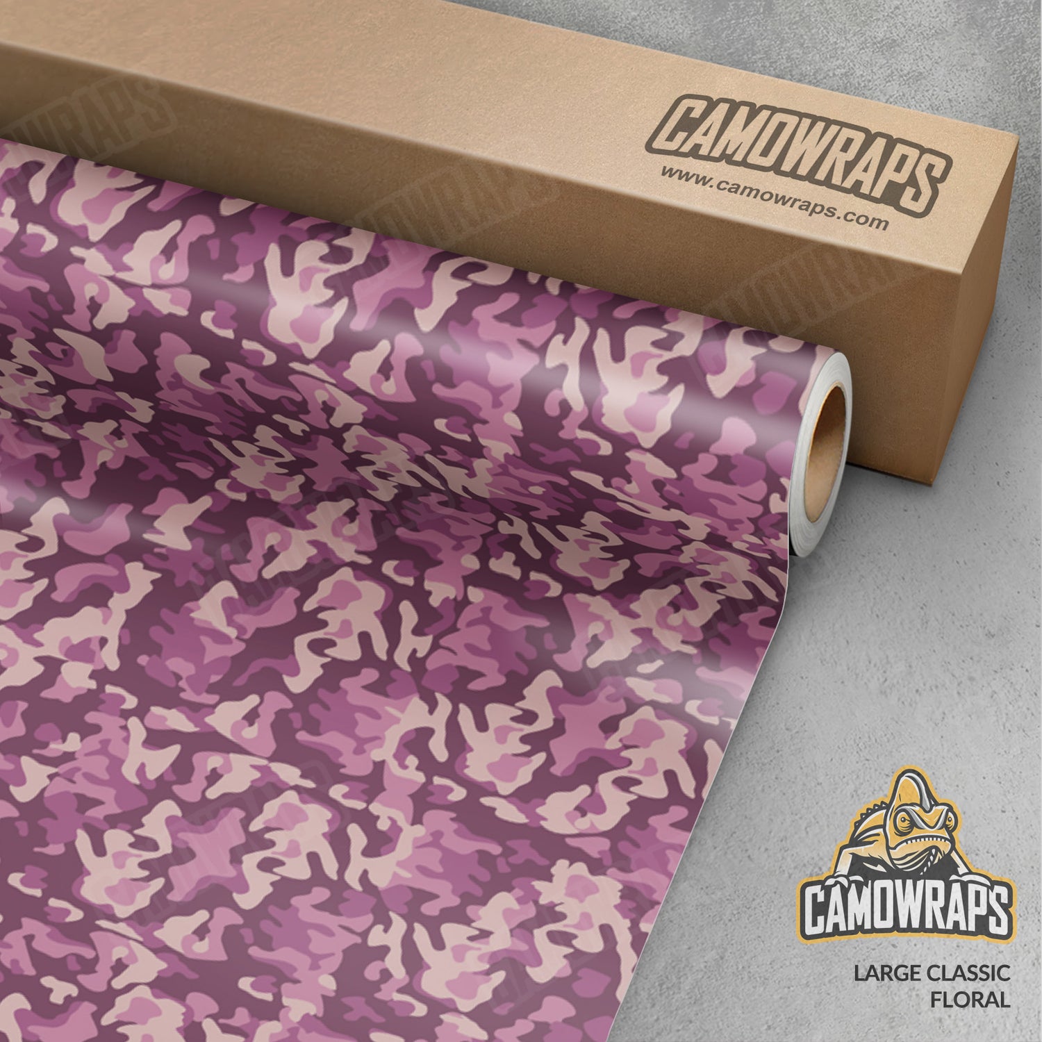 Large Classic Floral Camo Vinyl Wrap