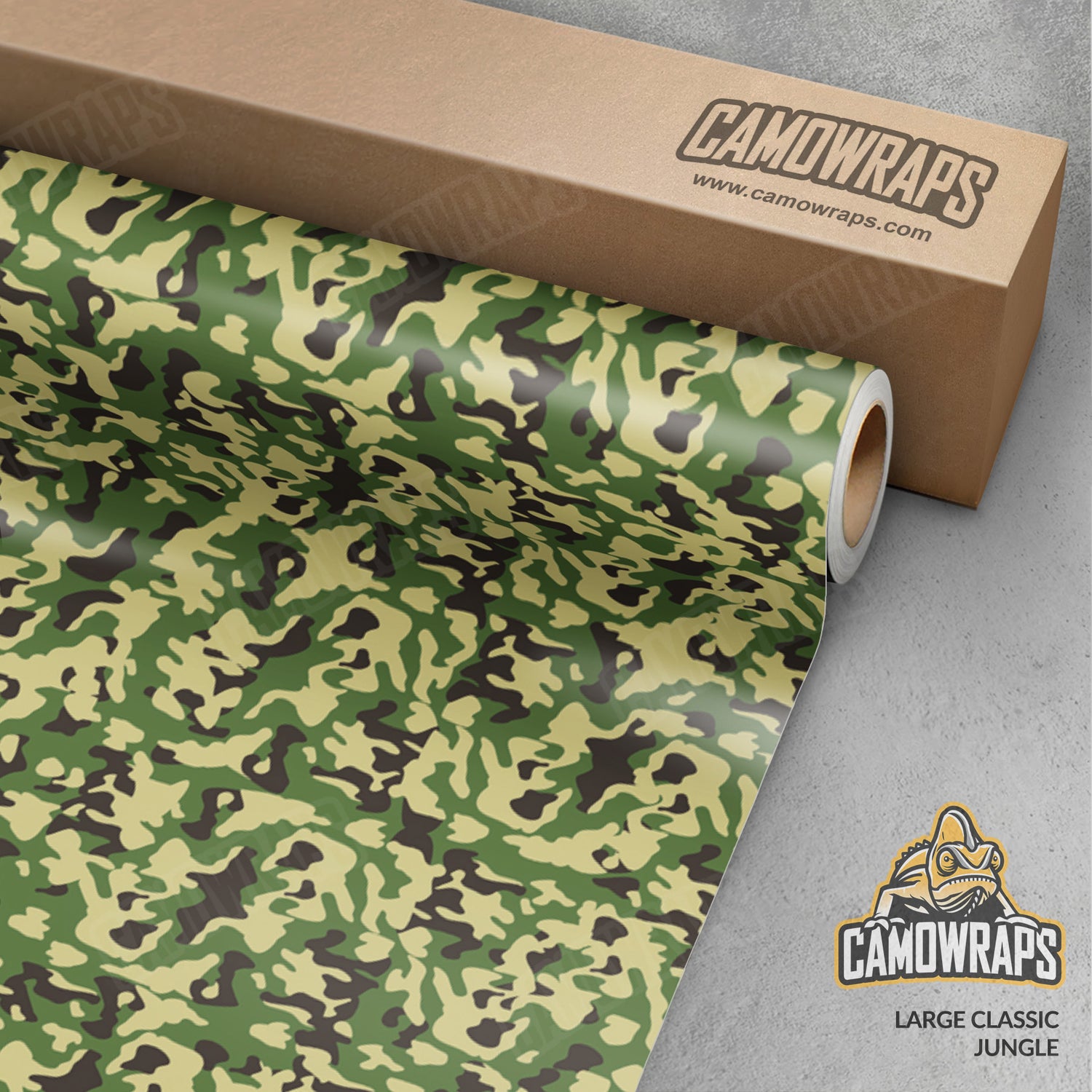 Large Classic Jungle Camo Vinyl Wrap