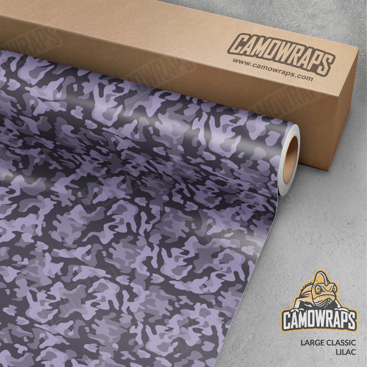 Large Classic Lilac Camo Vinyl Wrap