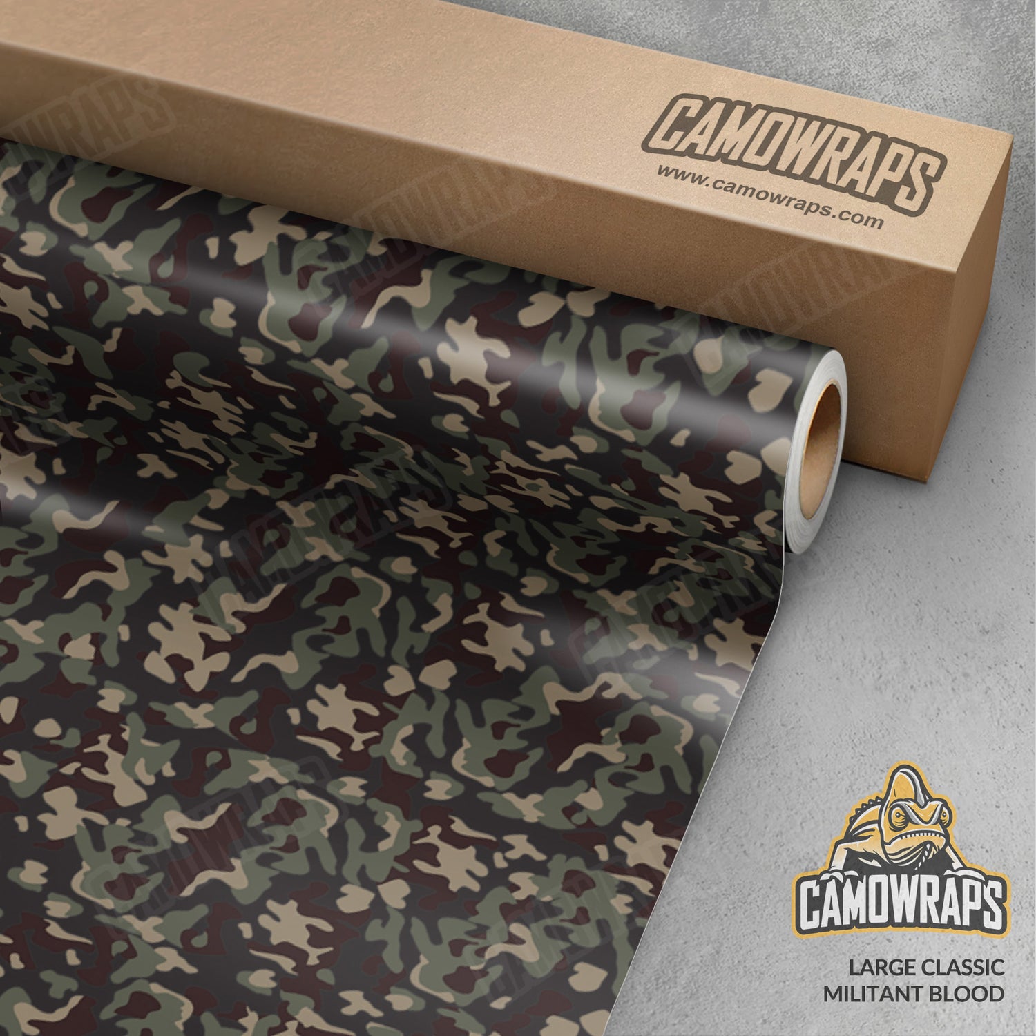 Large Classic Militant Blood Camo Vinyl Wrap