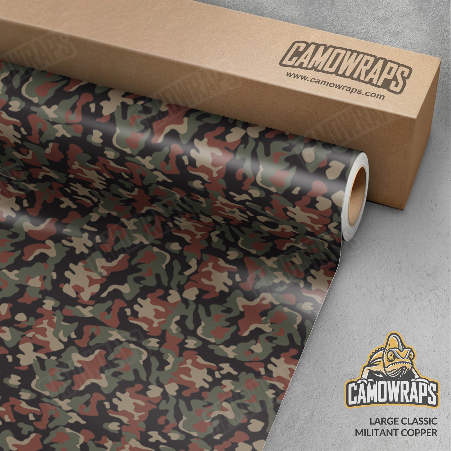 Large Classic Militant Copper Camo Vinyl Wrap