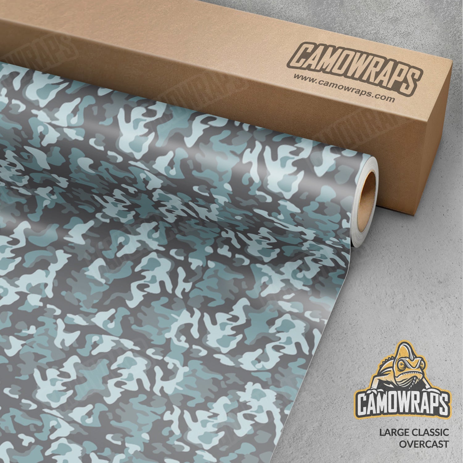 Large Classic Overcast Camo Vinyl Wrap