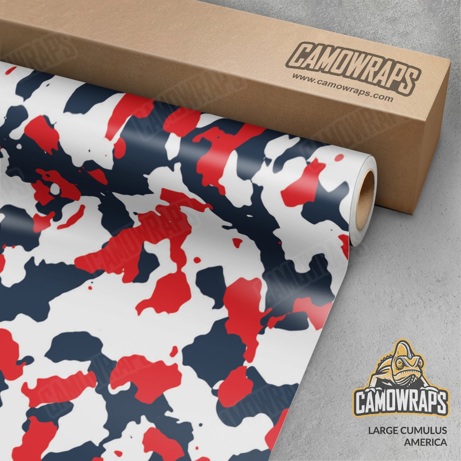 Large Cumulus America Camo Vinyl Wrap