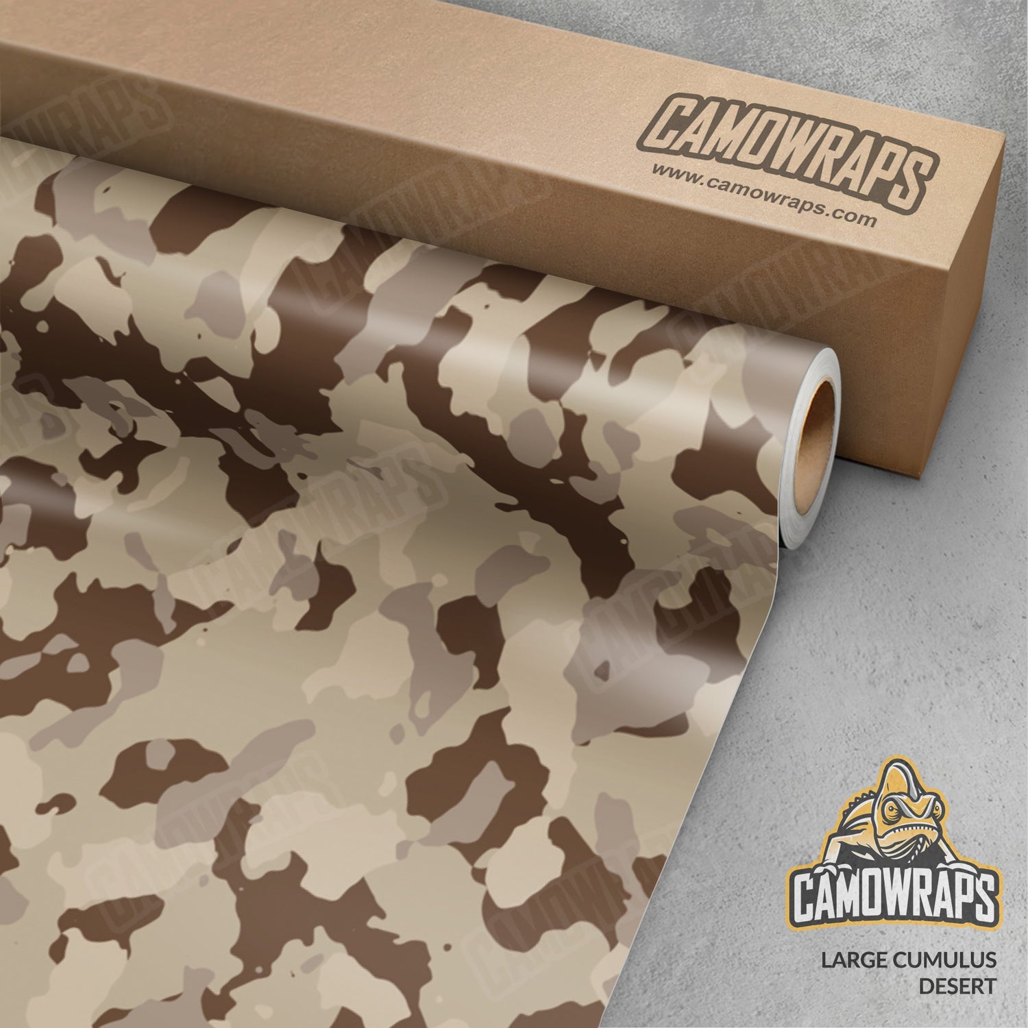 Large Cumulus Desert Camo Vinyl Wrap