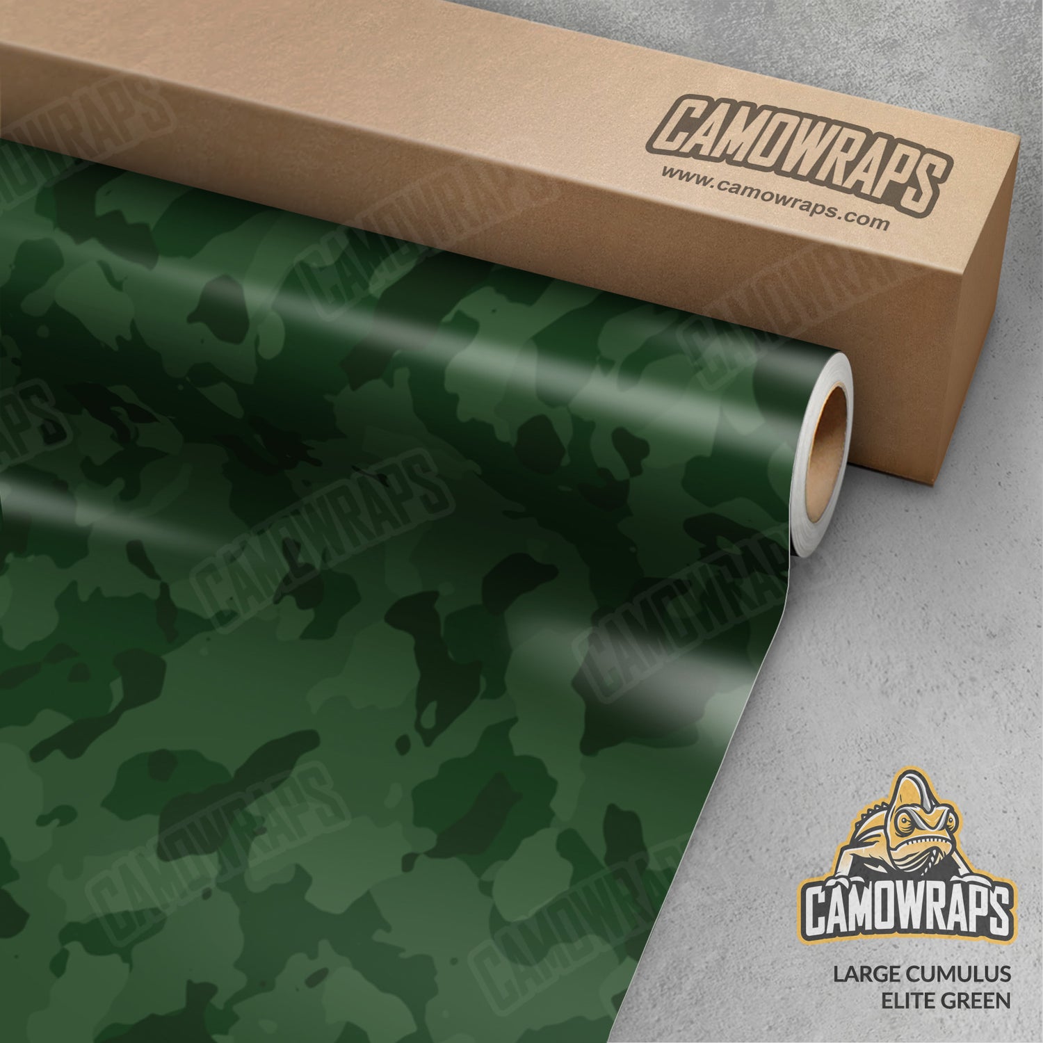 Large Cumulus Elite Green Camo Vinyl Wrap