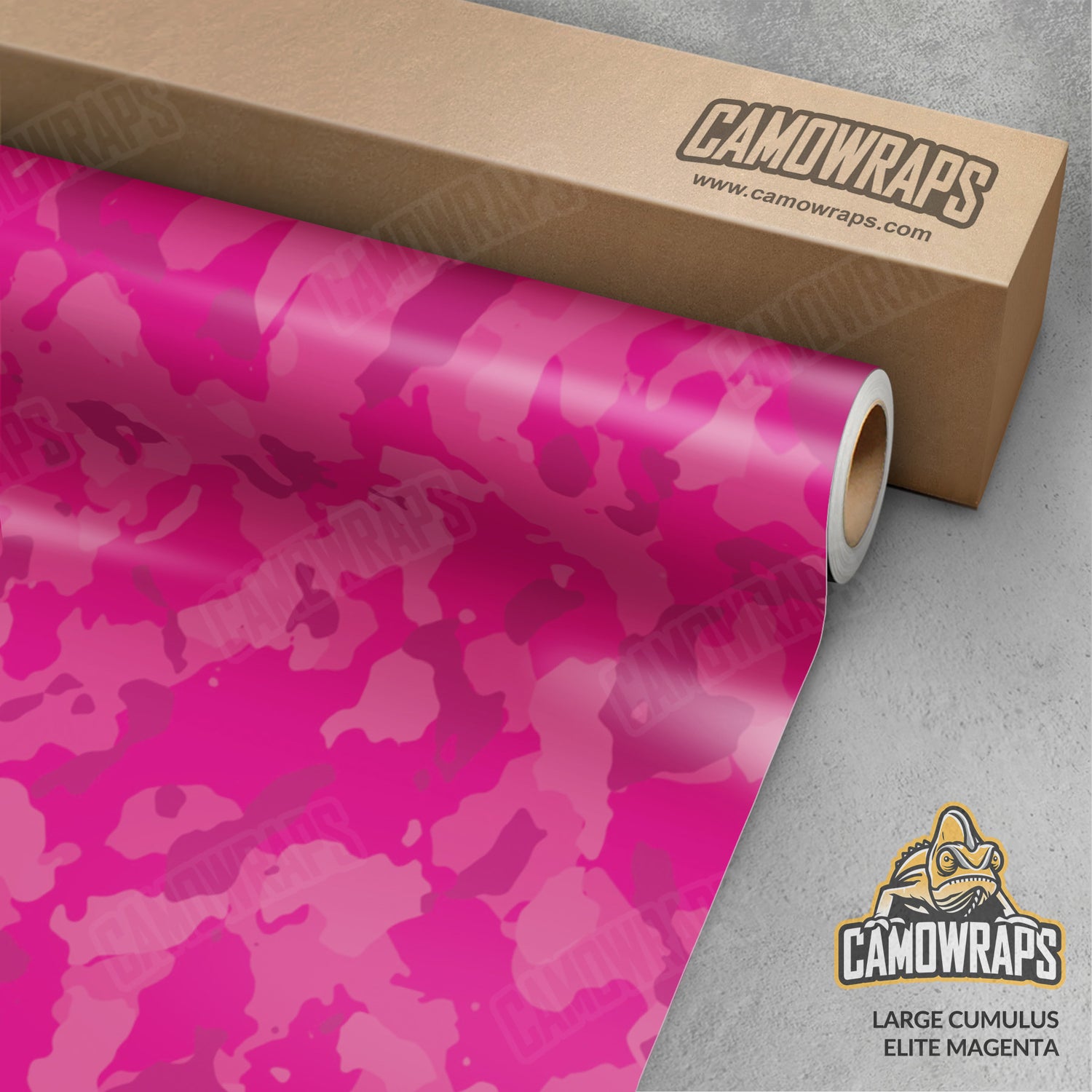 Large Cumulus Elite Magenta Camo Vinyl Wrap