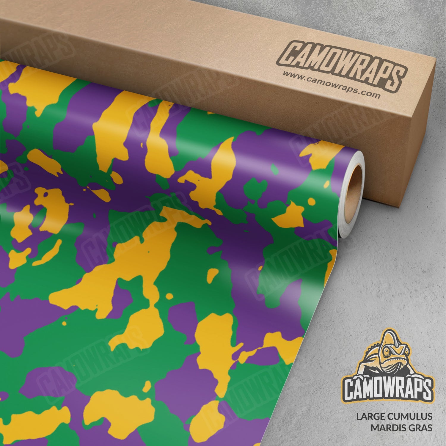 Large Cumulus Mardi Gras Camo Vinyl Wrap