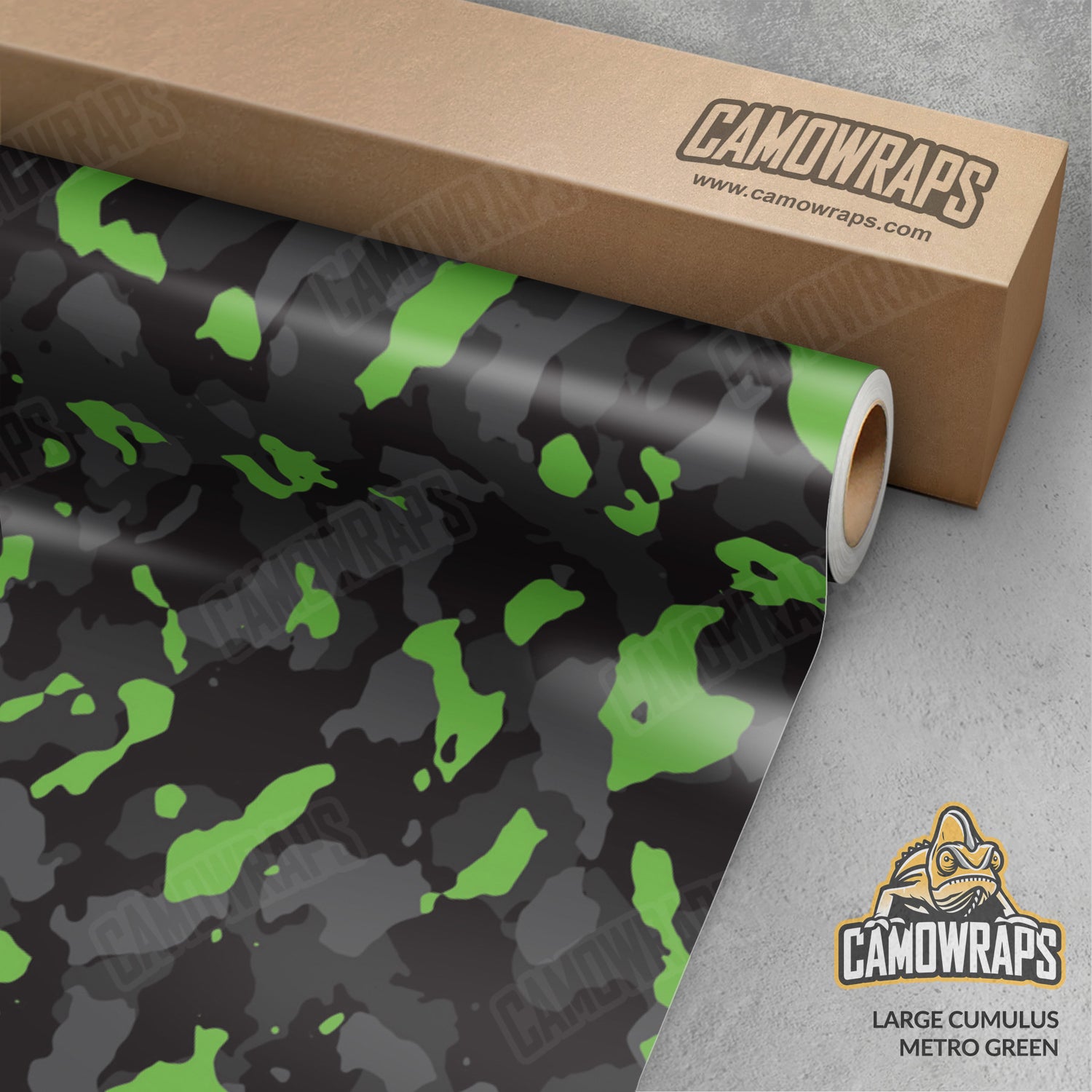 Large Cumulus Metro Green Camo Vinyl Wrap