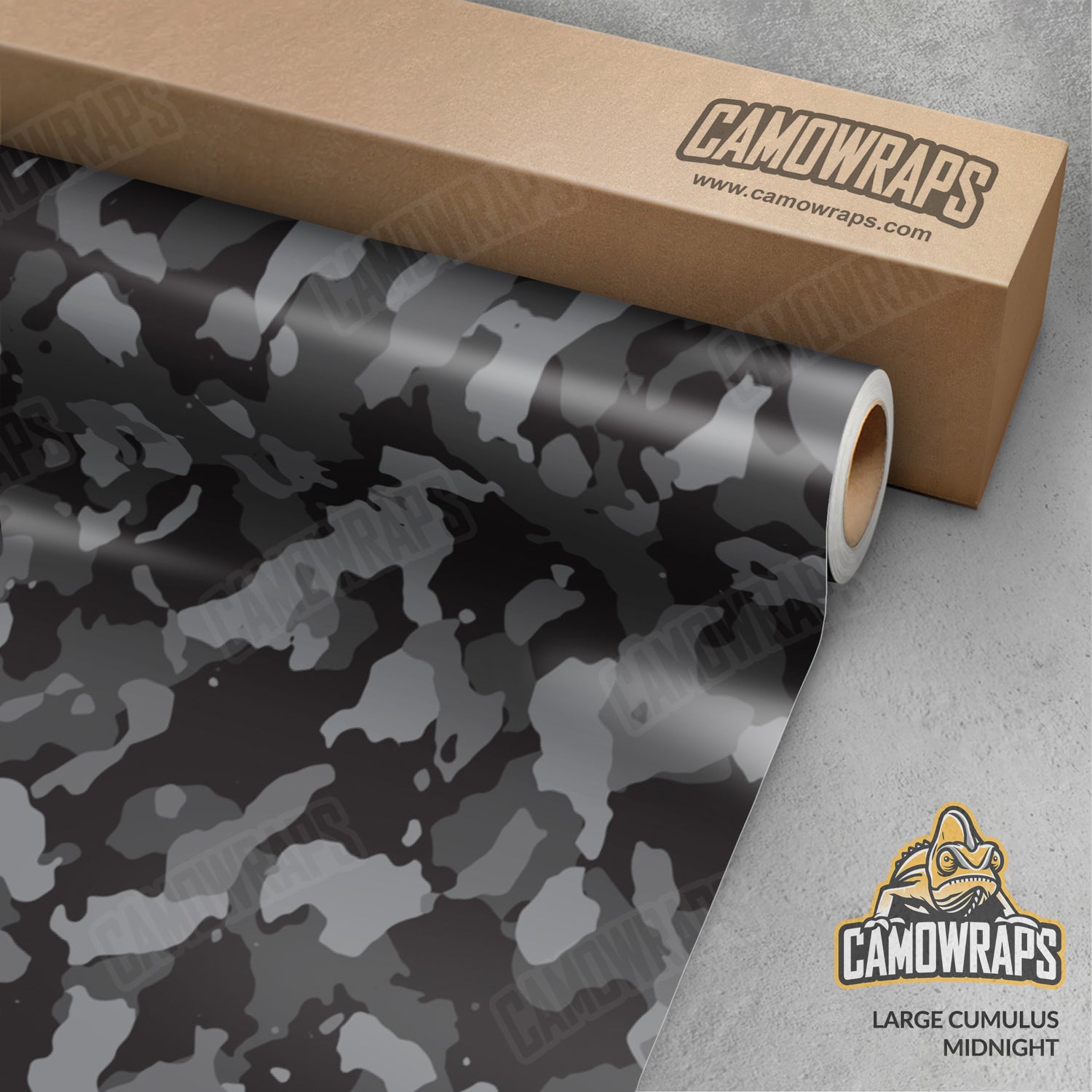 Large Cumulus Midnight Camo Vinyl Wrap