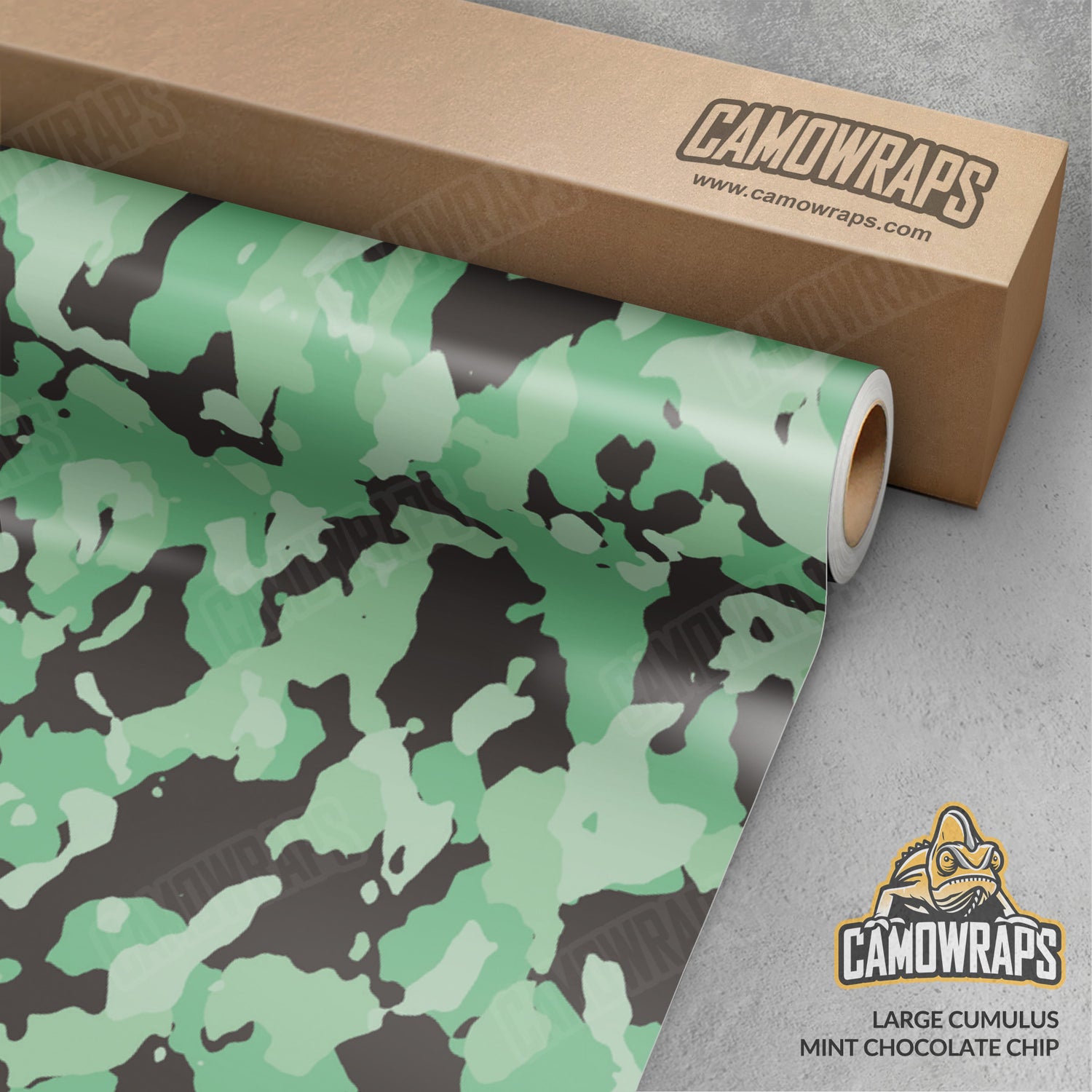 Large Cumulus Mint Chocolate Chip Camo Vinyl Wrap