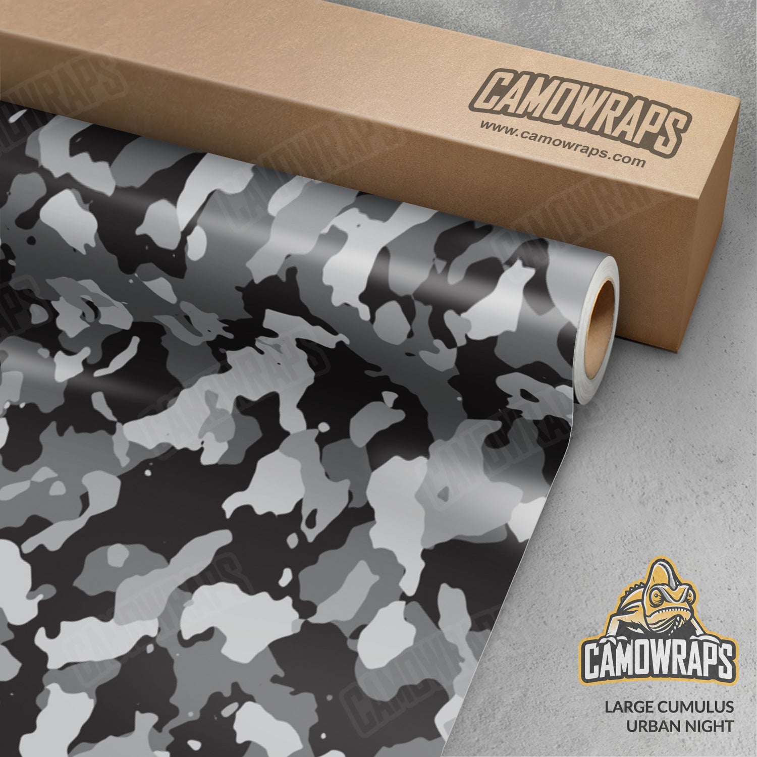 Large Cumulus Urban Night Camo Vinyl Wrap