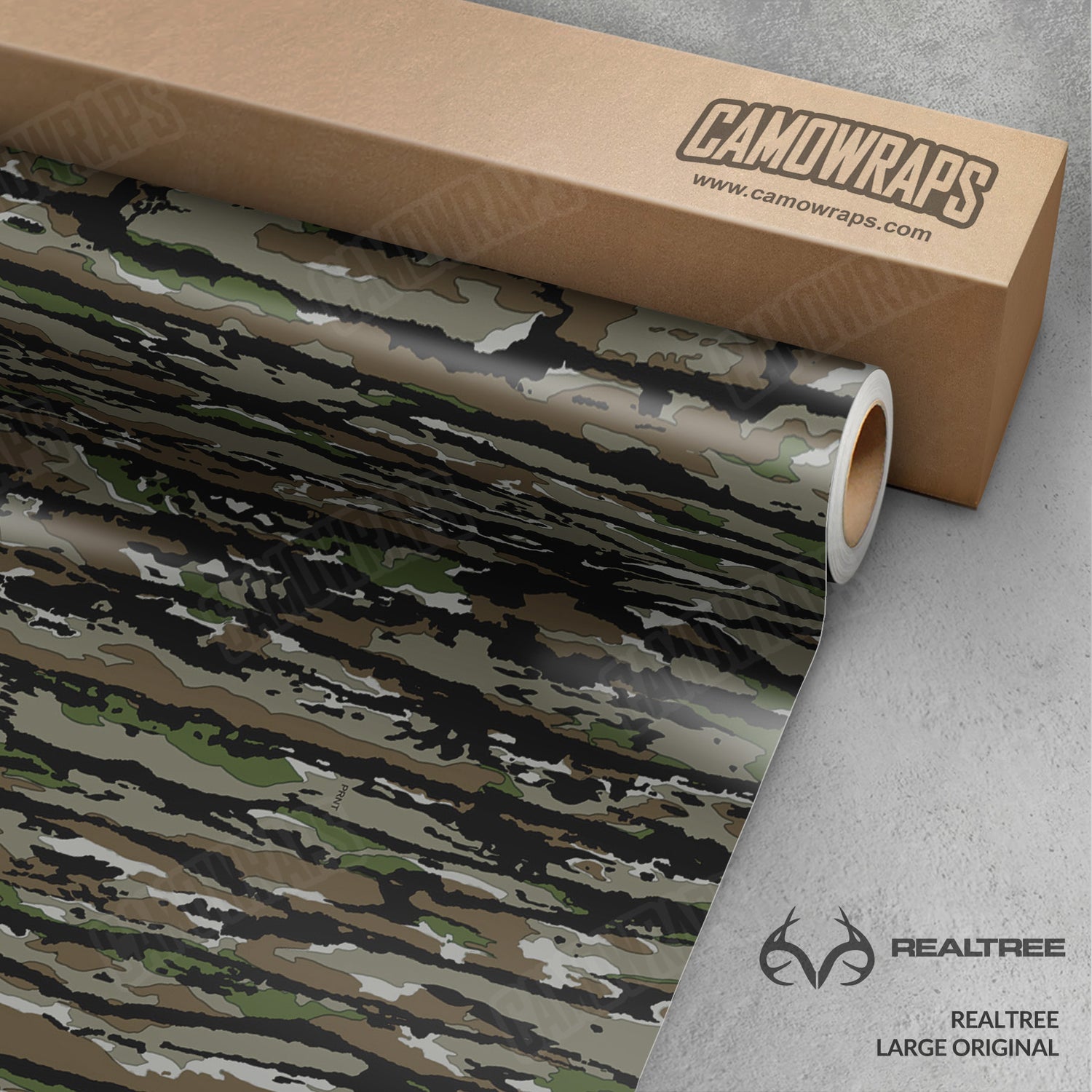 Large Realtree Original Camo Vinyl Wrap