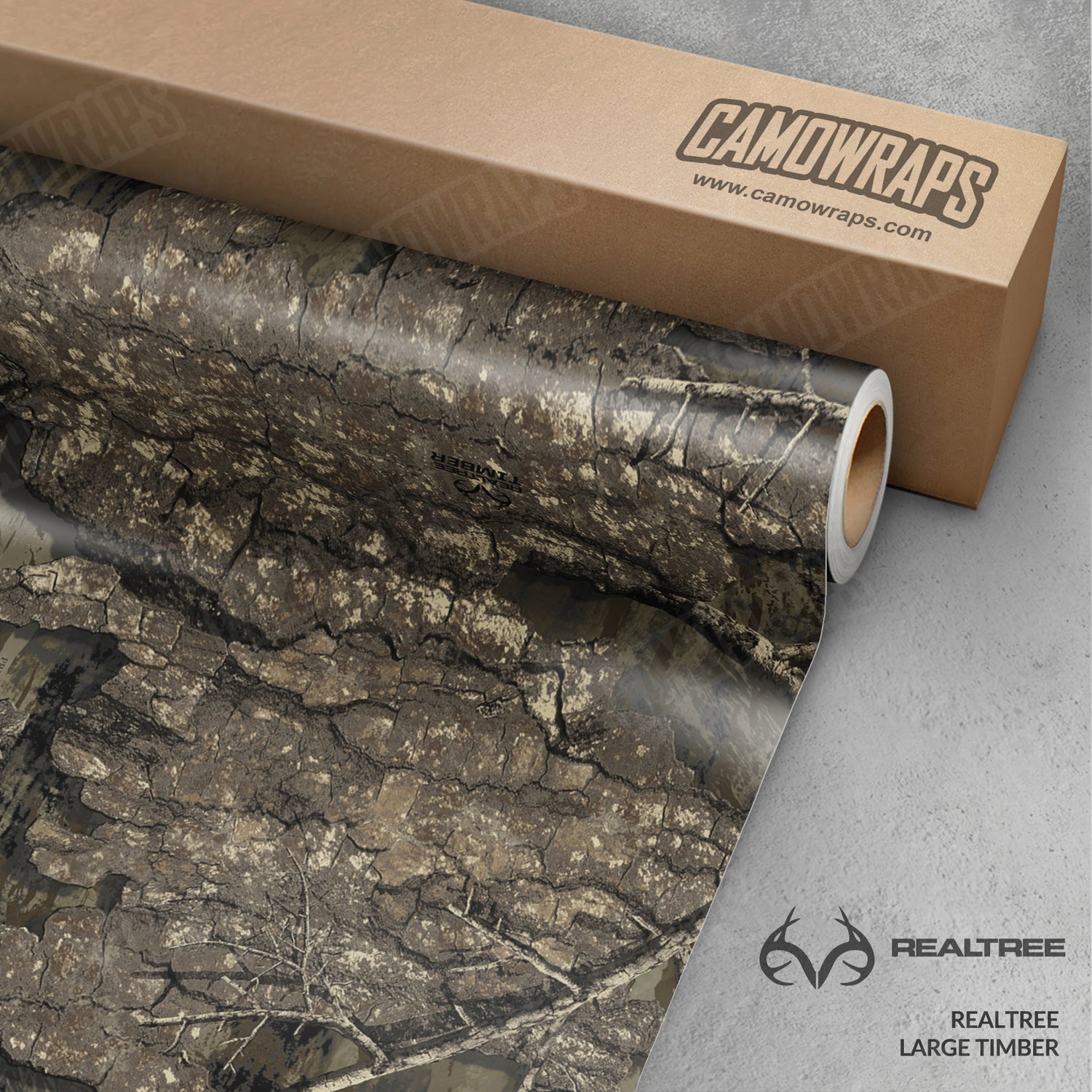 Large Realtree Timber Camo Vinyl Wrap