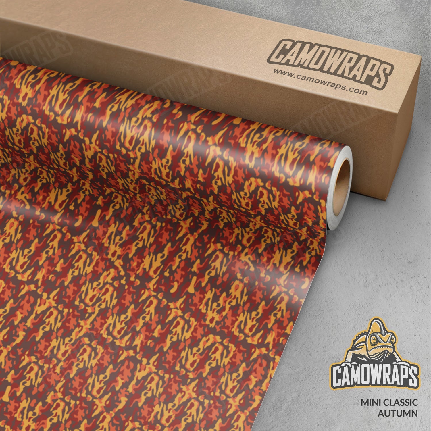 Mini Classic Autumn Camo Vinyl Wrap