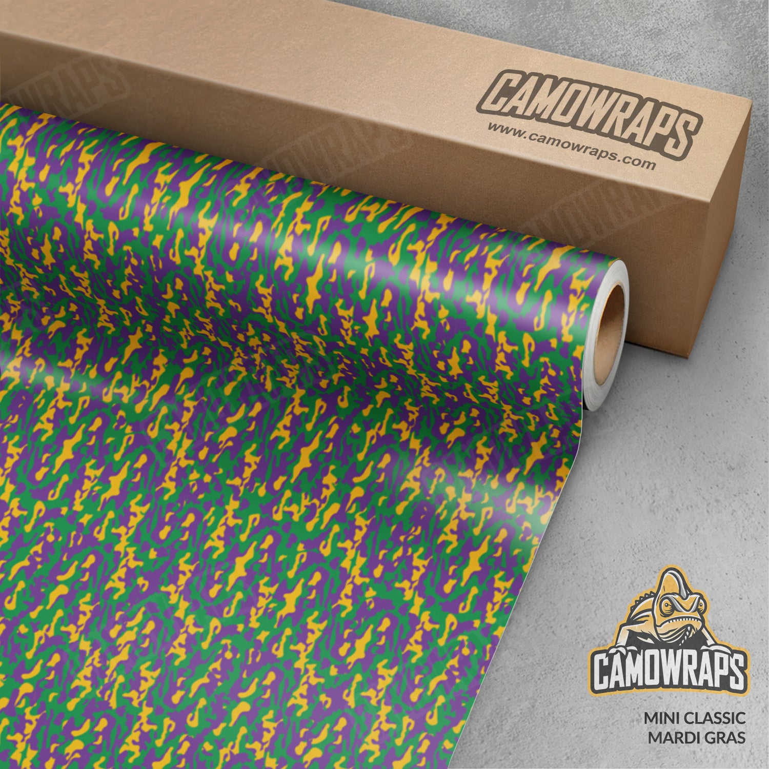 Mini Classic Mardi Gras Camo Vinyl Wrap