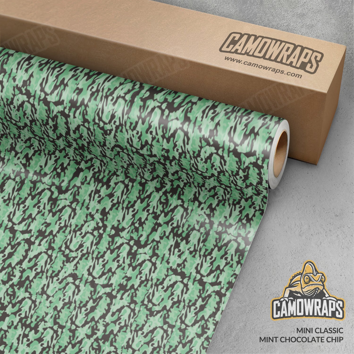 Mini Classic Mint Chocolate Chip Camo Vinyl Wrap