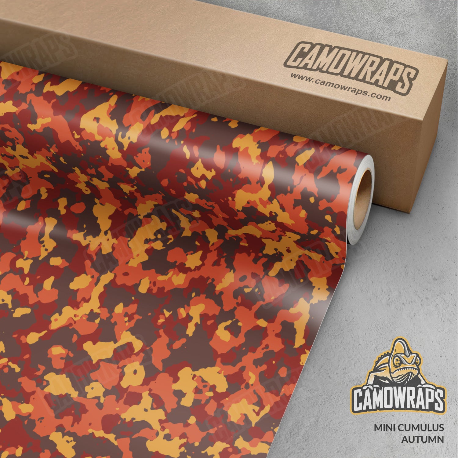 Mini Cumulus Autumn Camo Vinyl Wrap