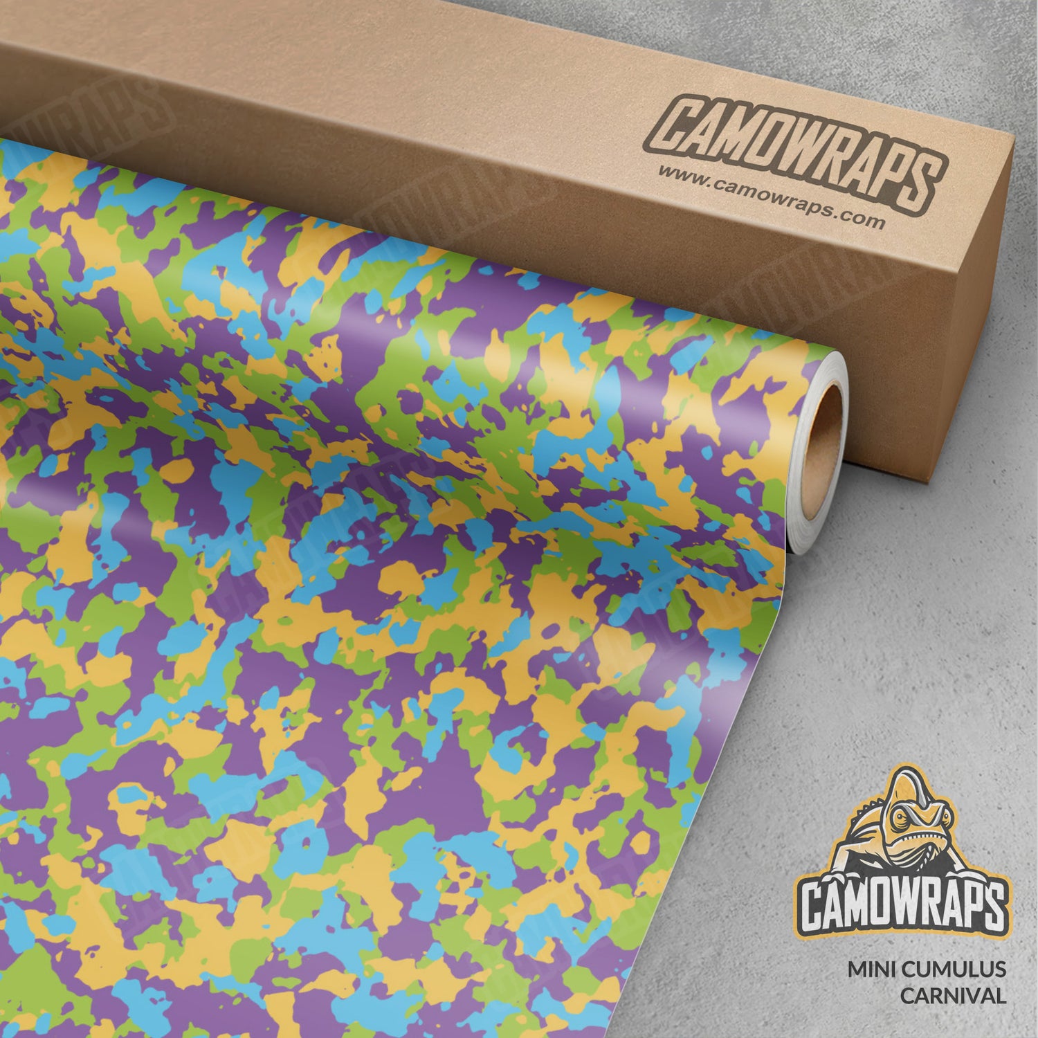 Mini Cumulus Carnival Camo Vinyl Wrap