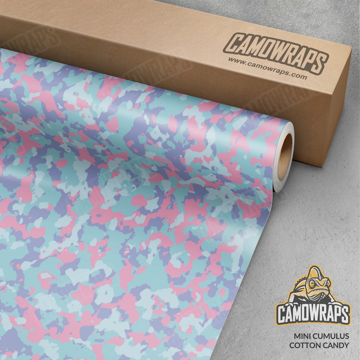 Mini Cumulus Cotton Candy Camo Vinyl Wrap