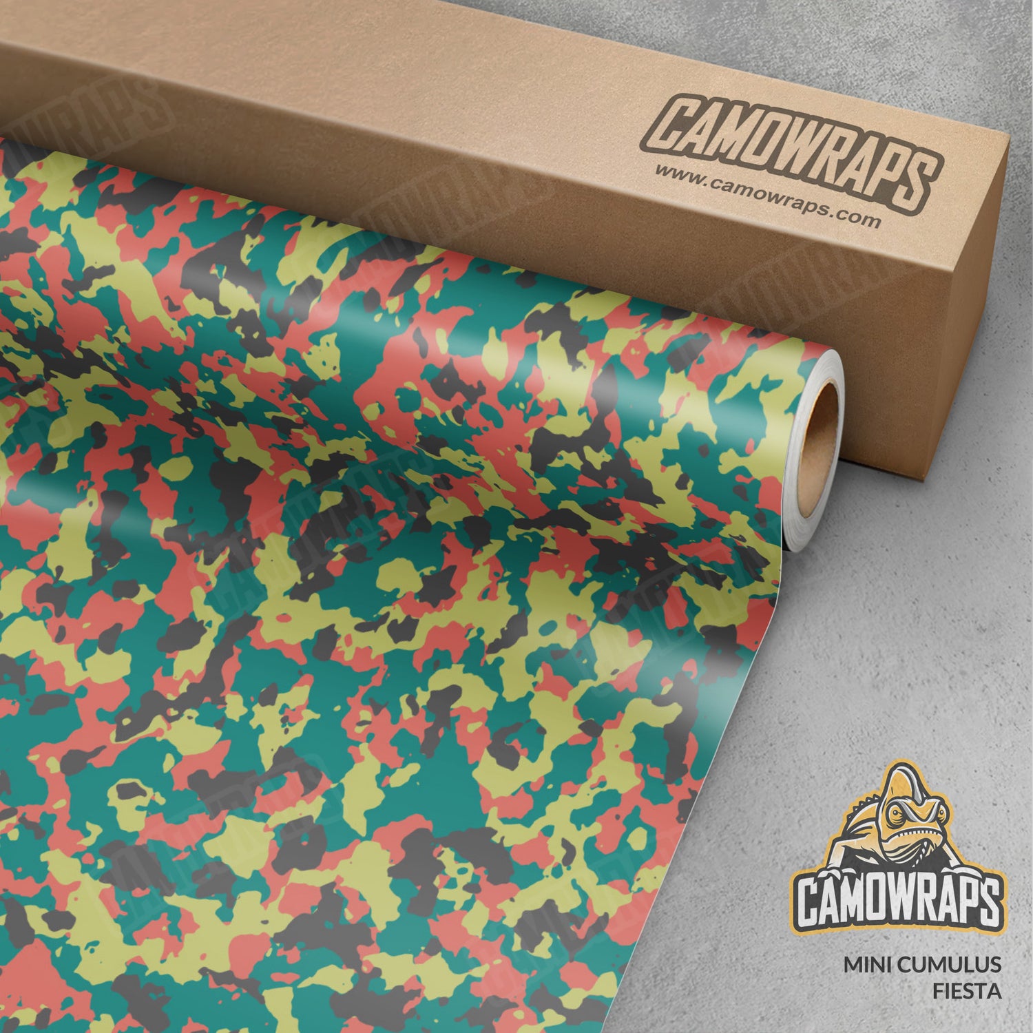 Mini Cumulus Fiesta Camo Vinyl Wrap